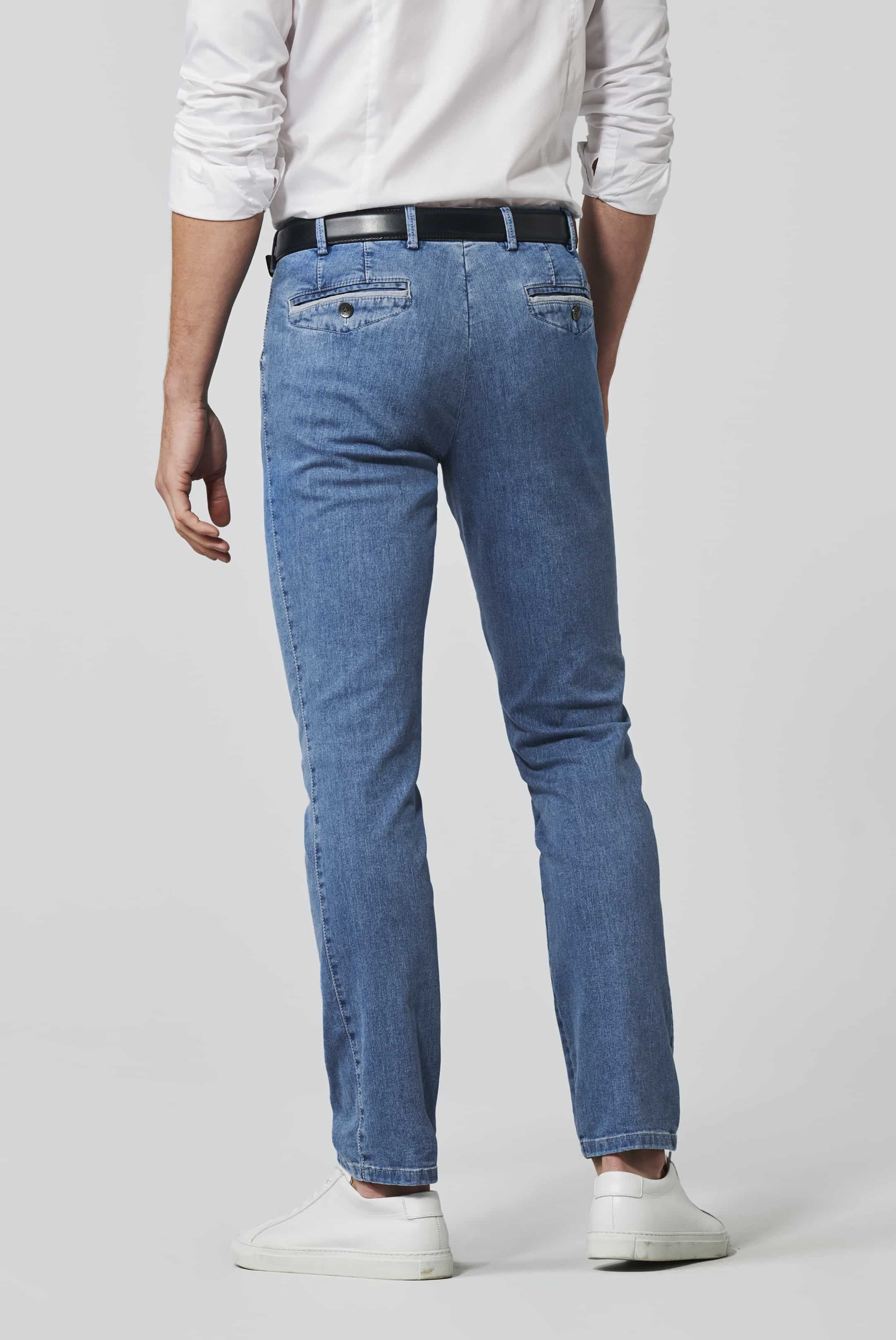 Chicago Two-Tone Denim, super-stretch light-grey