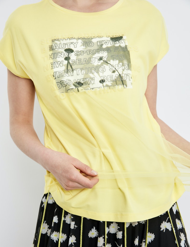 T-Shirt mit Layer-Effekt EcoVero