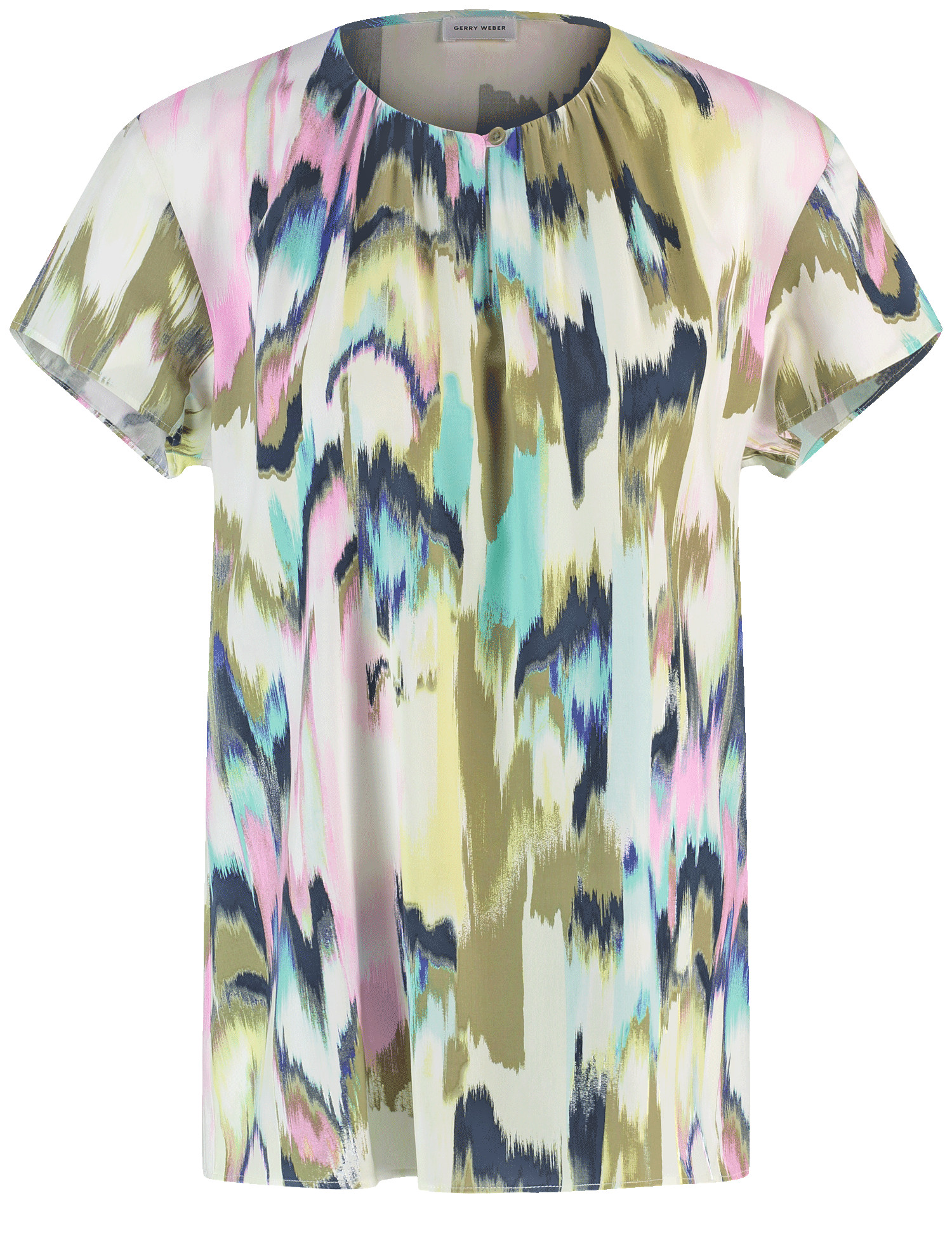 Gemsutertes Blusenshirt mit Faltendetail