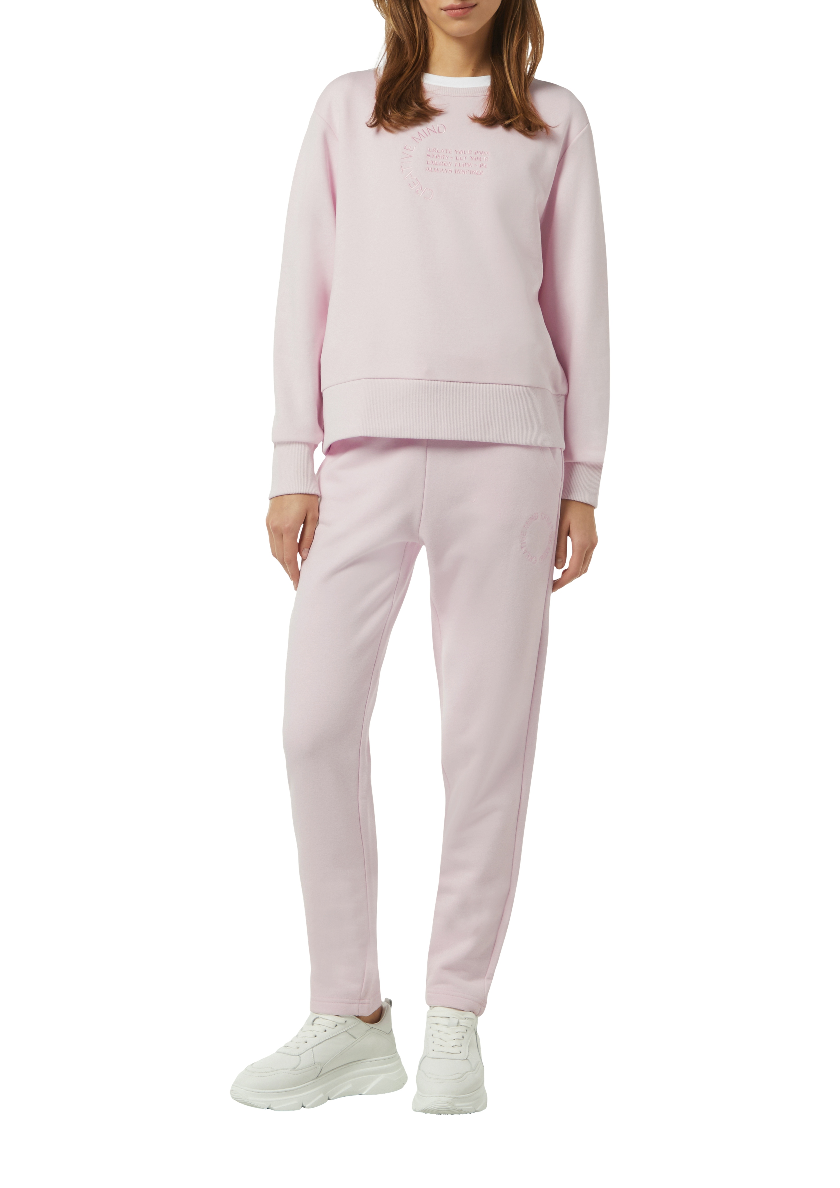 Sweat-Hose mit Label-Stickerei