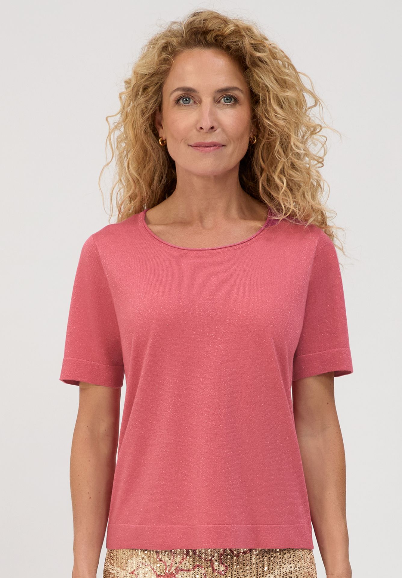 edles Shirt "RABEA" aus schimmernden Viskose-Feinstrick