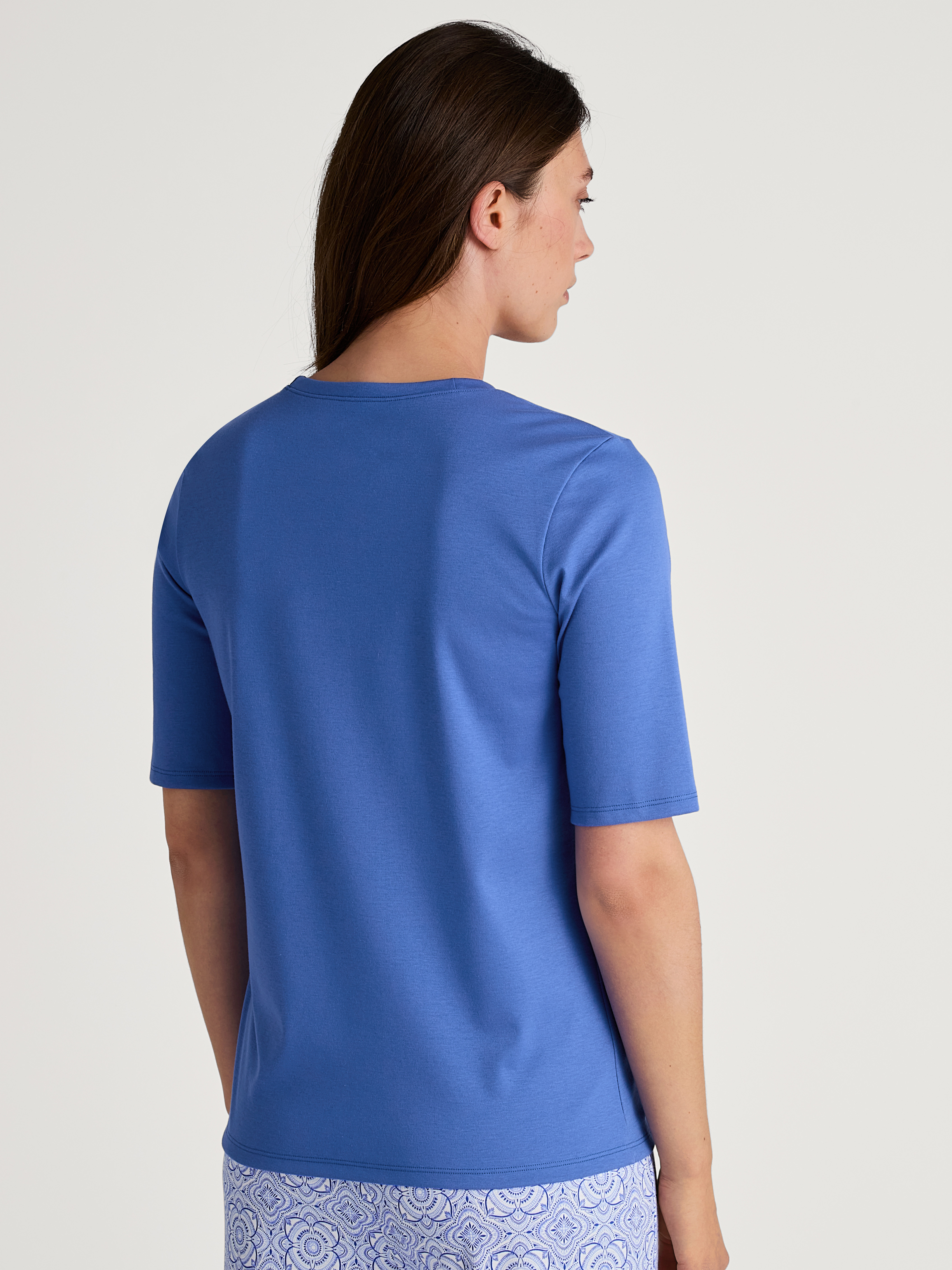 uni Damen-Night-T-Shirt aus reinem Baumwoll-Jersey