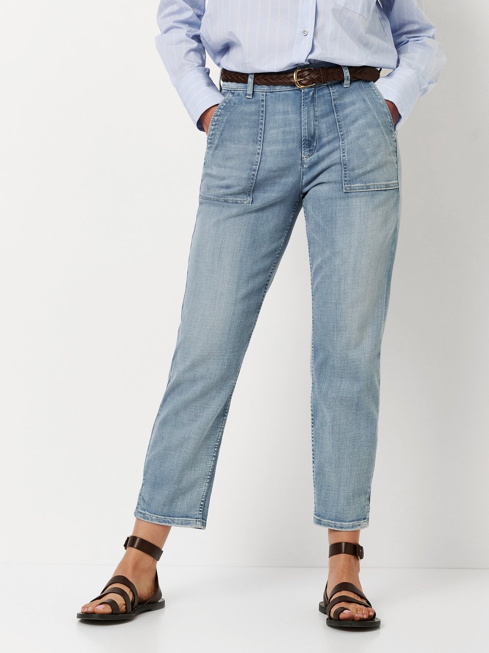 regular-Fit-Jeans "Liv Cargo 7/8"
