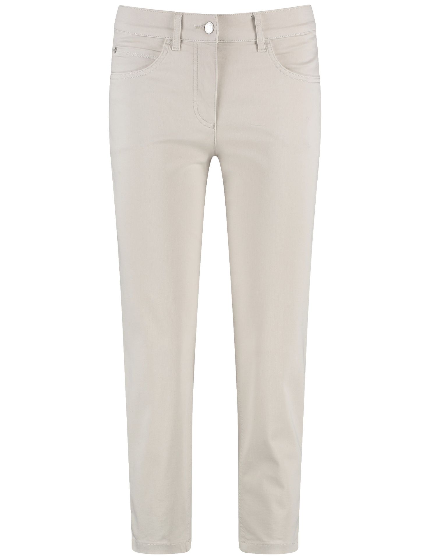 5-Pocket Denim-Stretch-Jeans in 3/4 Länge