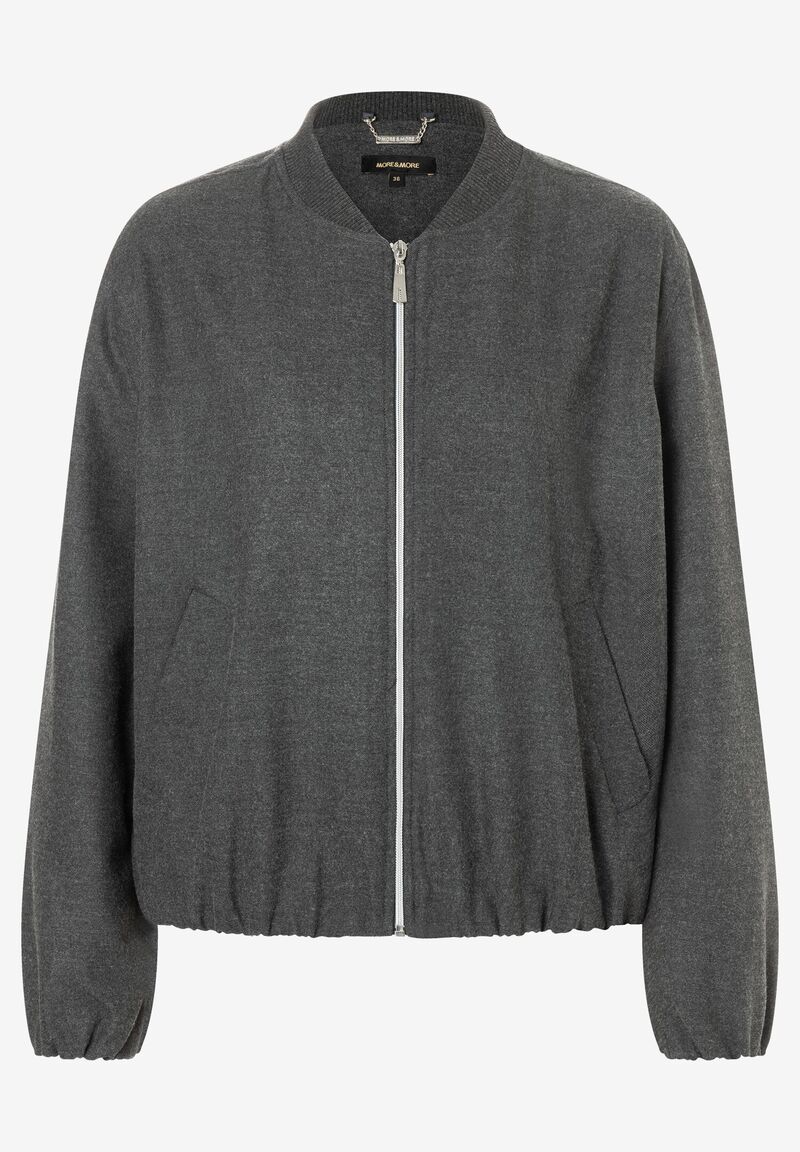 Flausch-Blouson aus Viskose-Mix