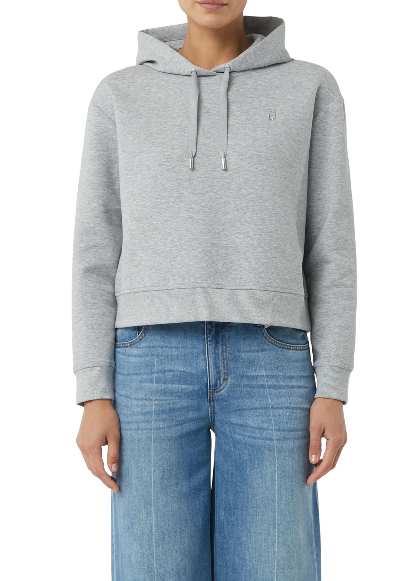 kurzes Kapuzen-Sweatshirt
