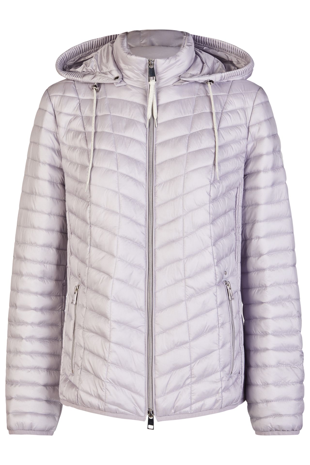 kurze Steppjacke mit Kapuze