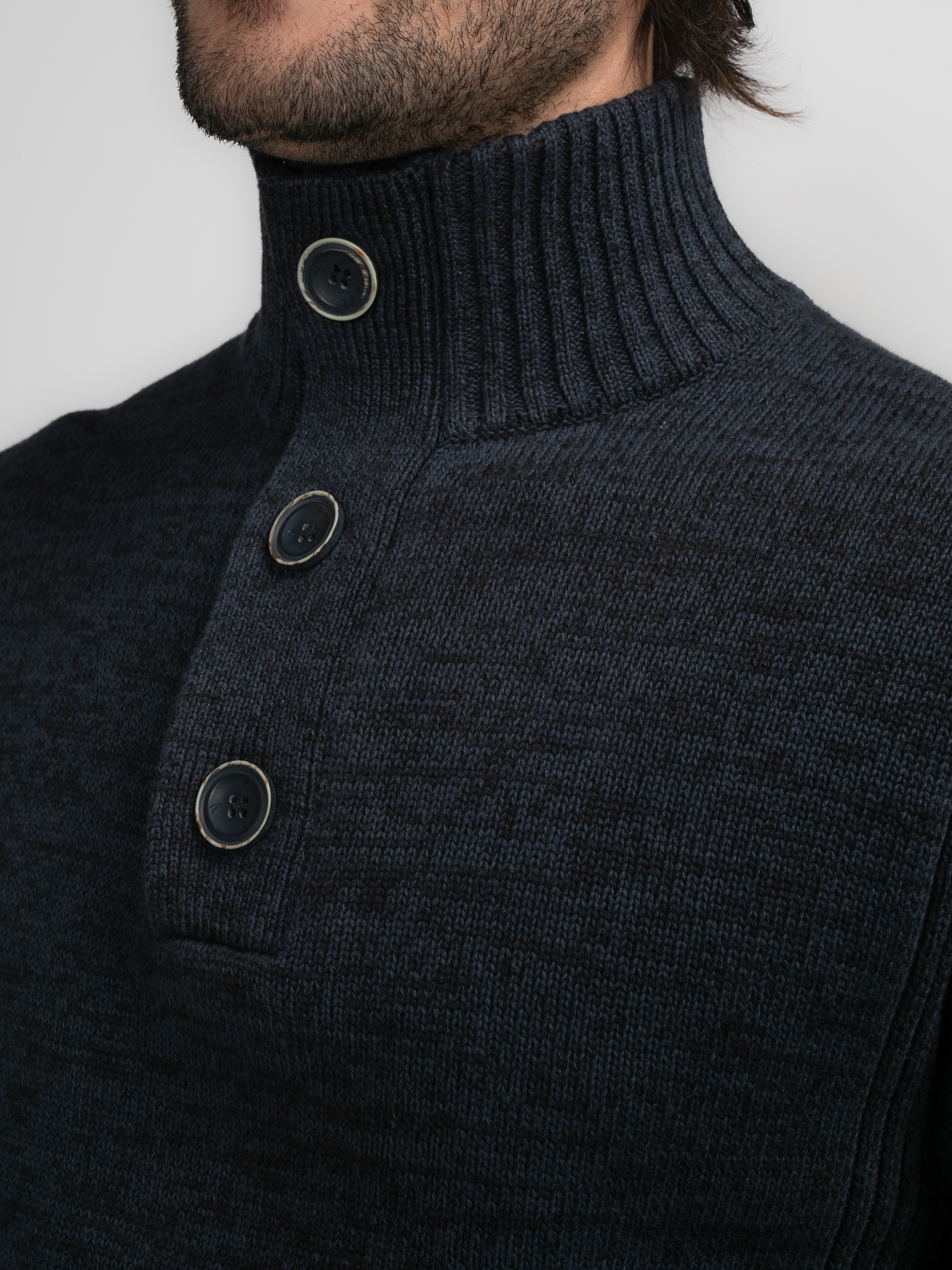 Men Knitwear Collar