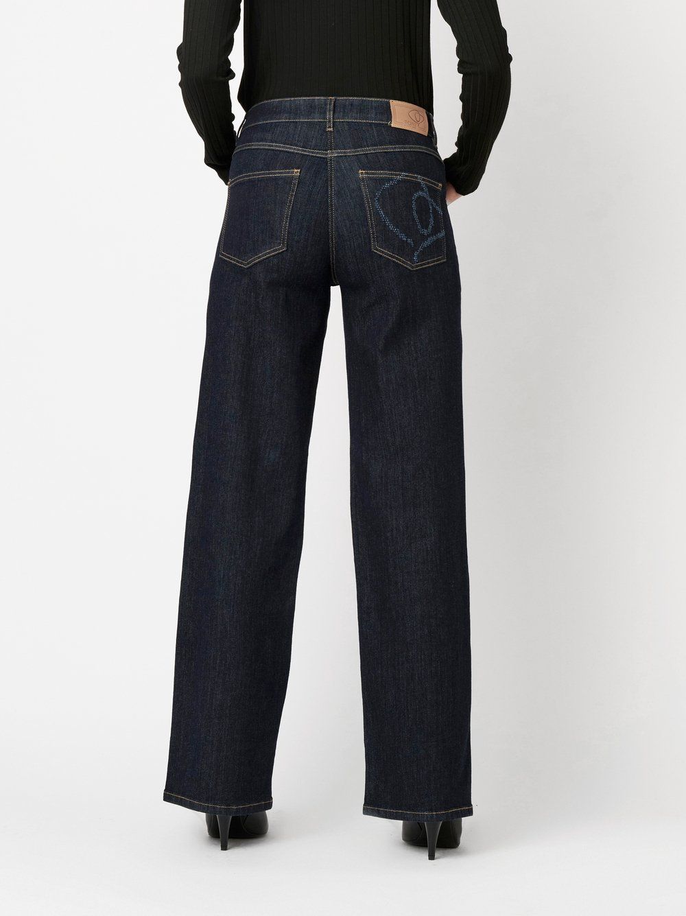 Regular-Fit Jeans "Liv Wide" mit weitem Bein