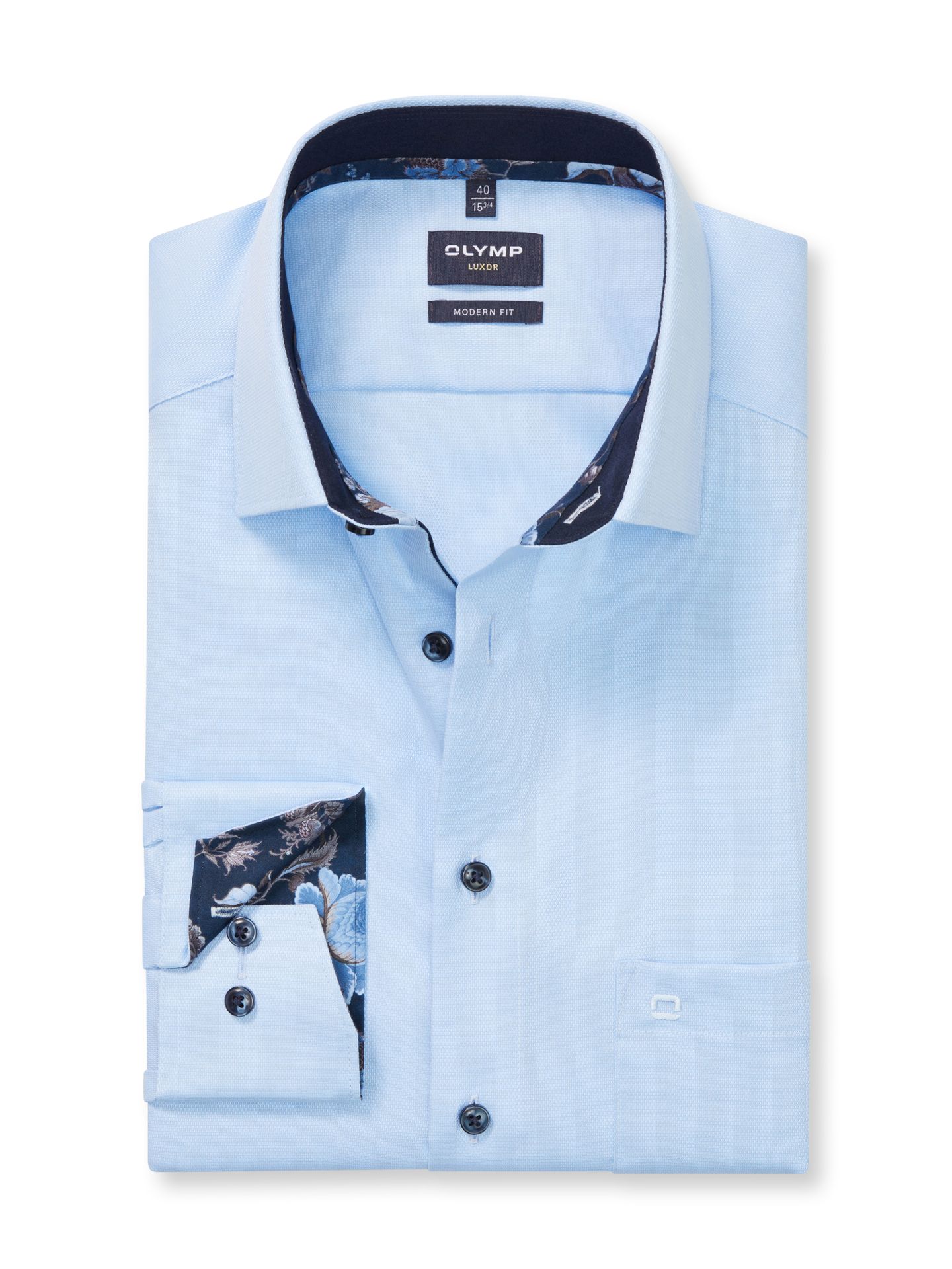 Bügelfreies Hemd modern fit