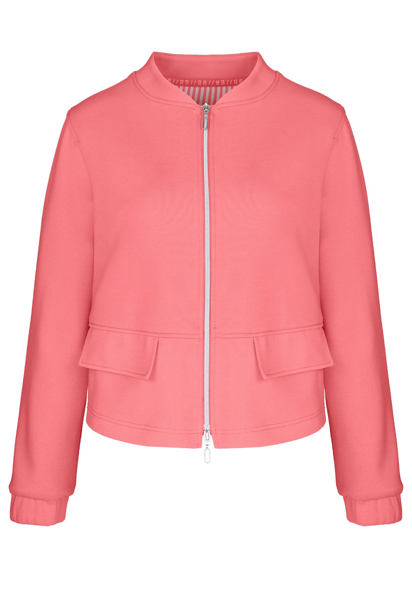 edel-sportliche Blousonjacke "RACHEL" aus Baumwoll-Mix