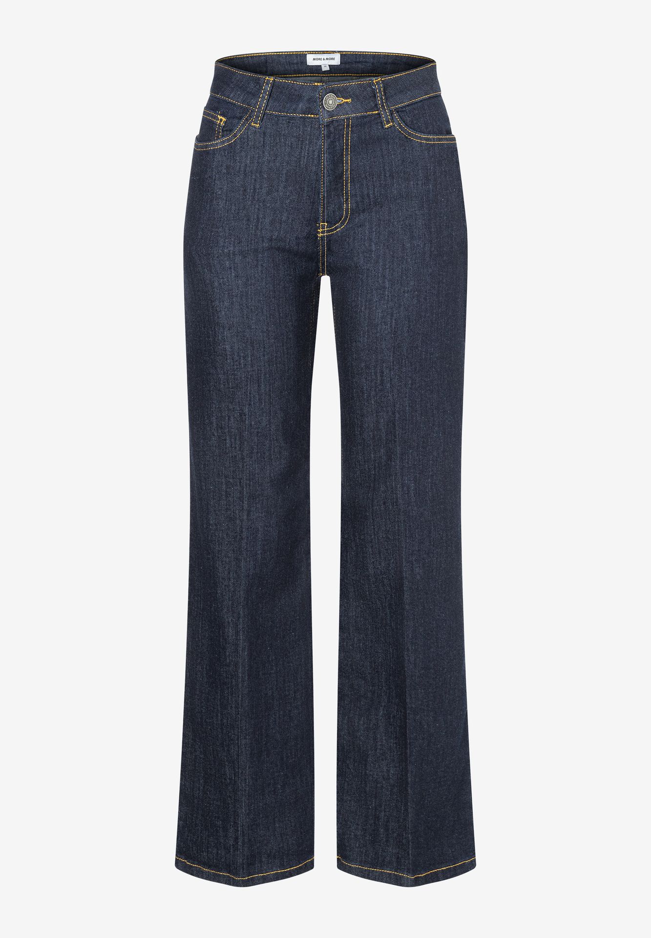 Jeans im Marlene Look aus authentischem Denim aus Baumwoll-Elasthan