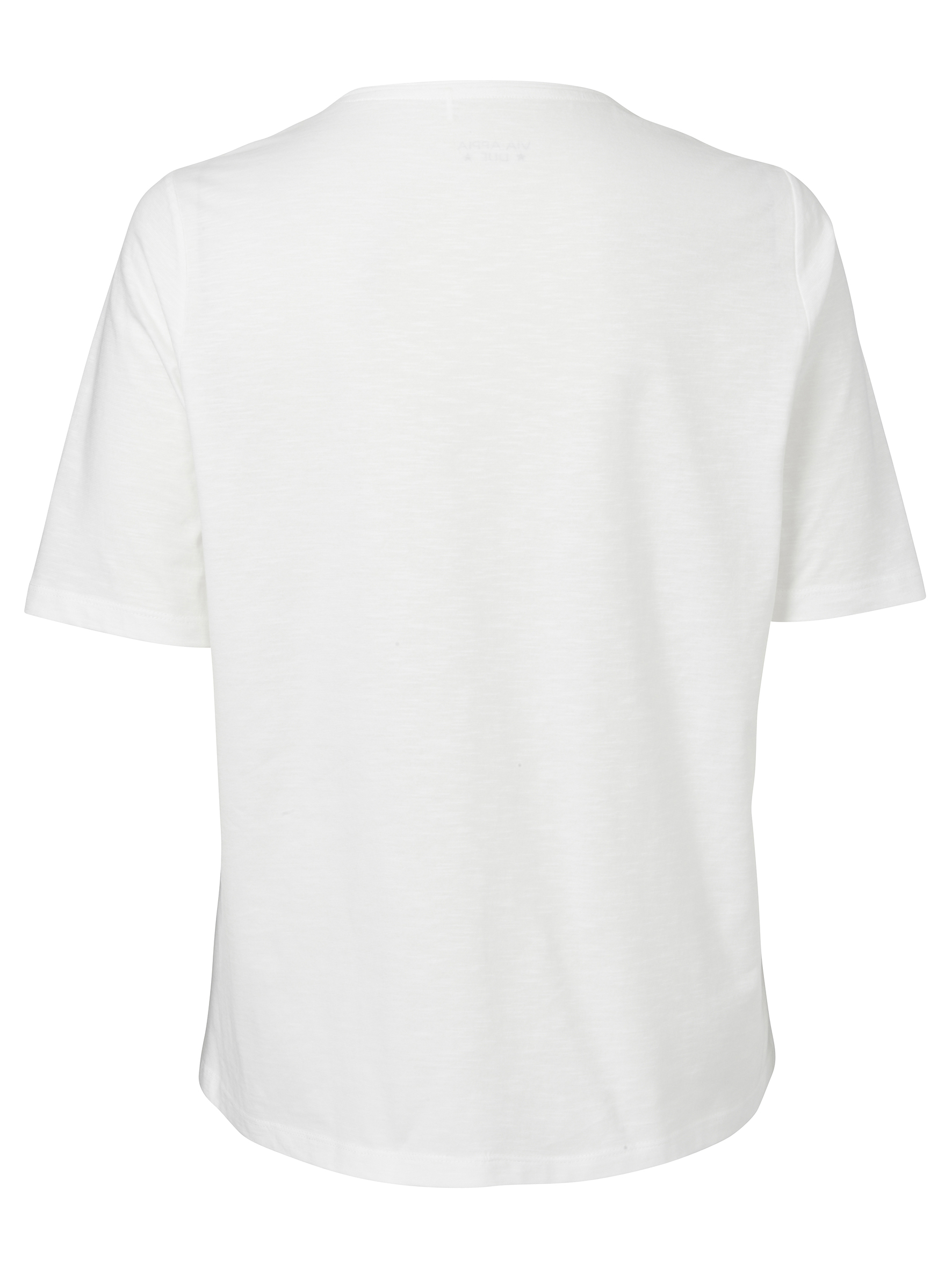 Baumwoll-Shirt mit 1/2 Arm und Statement-Motiv