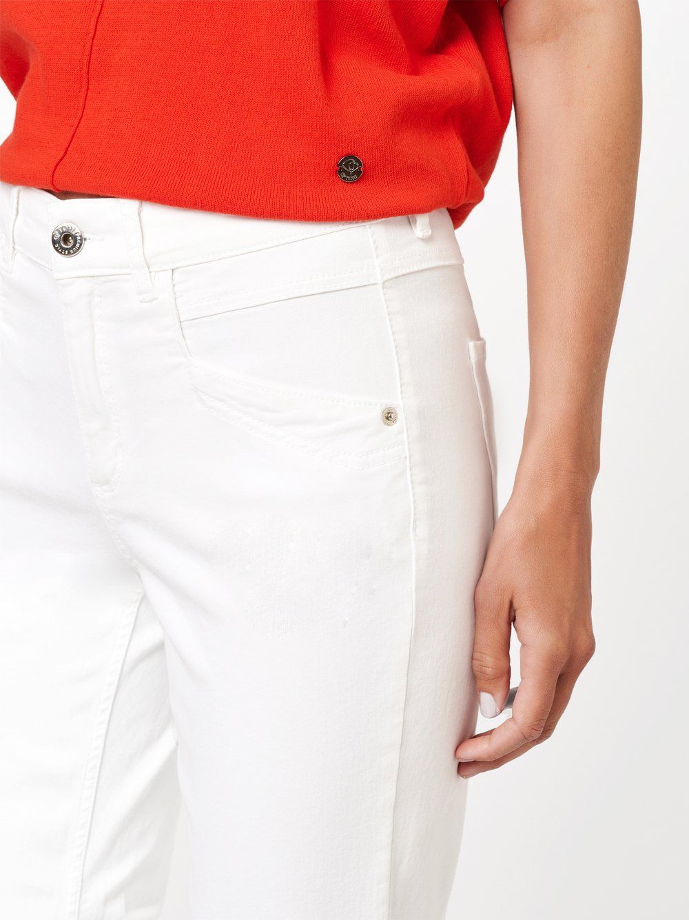 Damenjeans "Liv 7/8" Regular-Fit mit schmalem Bein aus Baumwoll-Mix