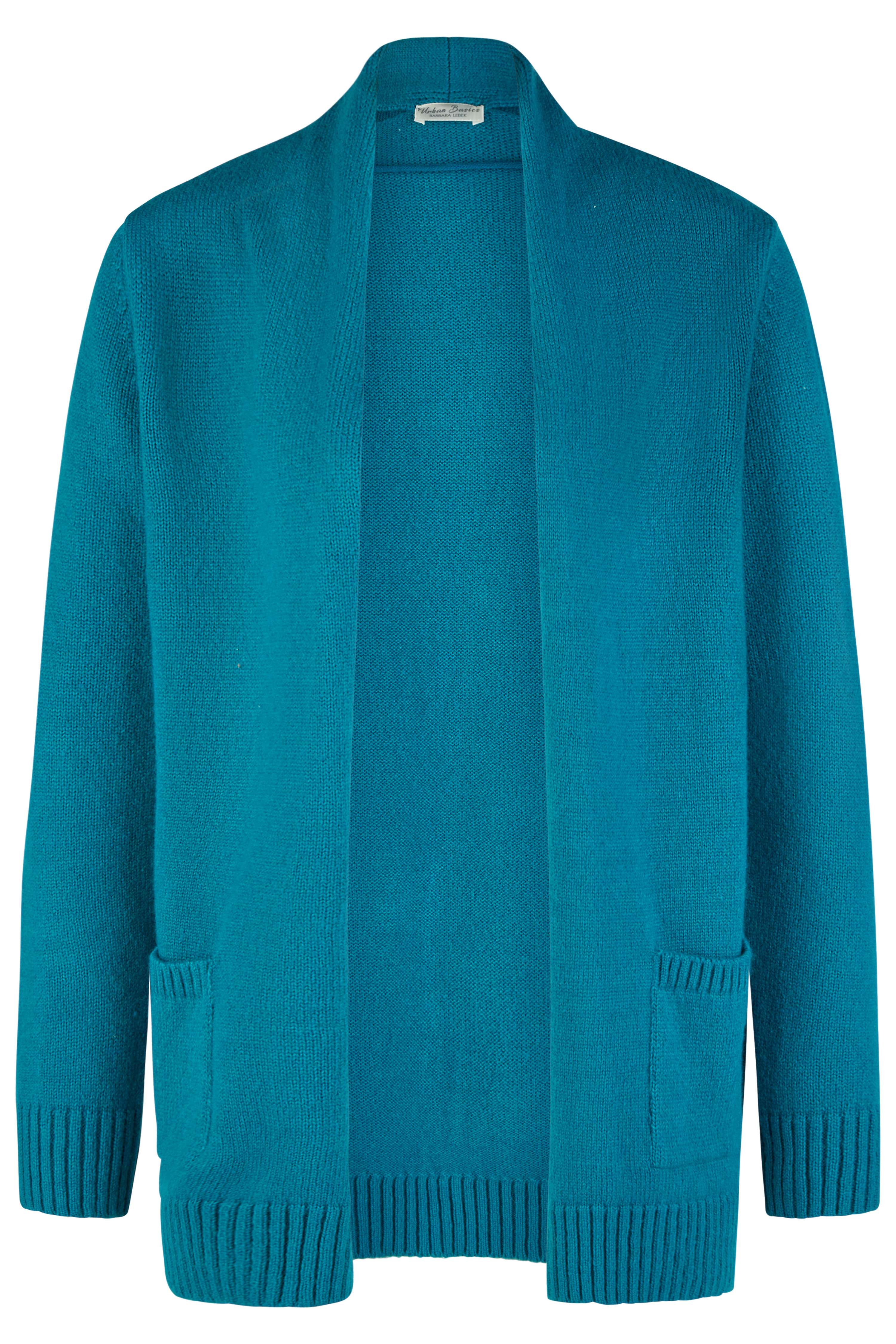 offener flauschig-weicher Strick-Cardigan mit Wollanteil