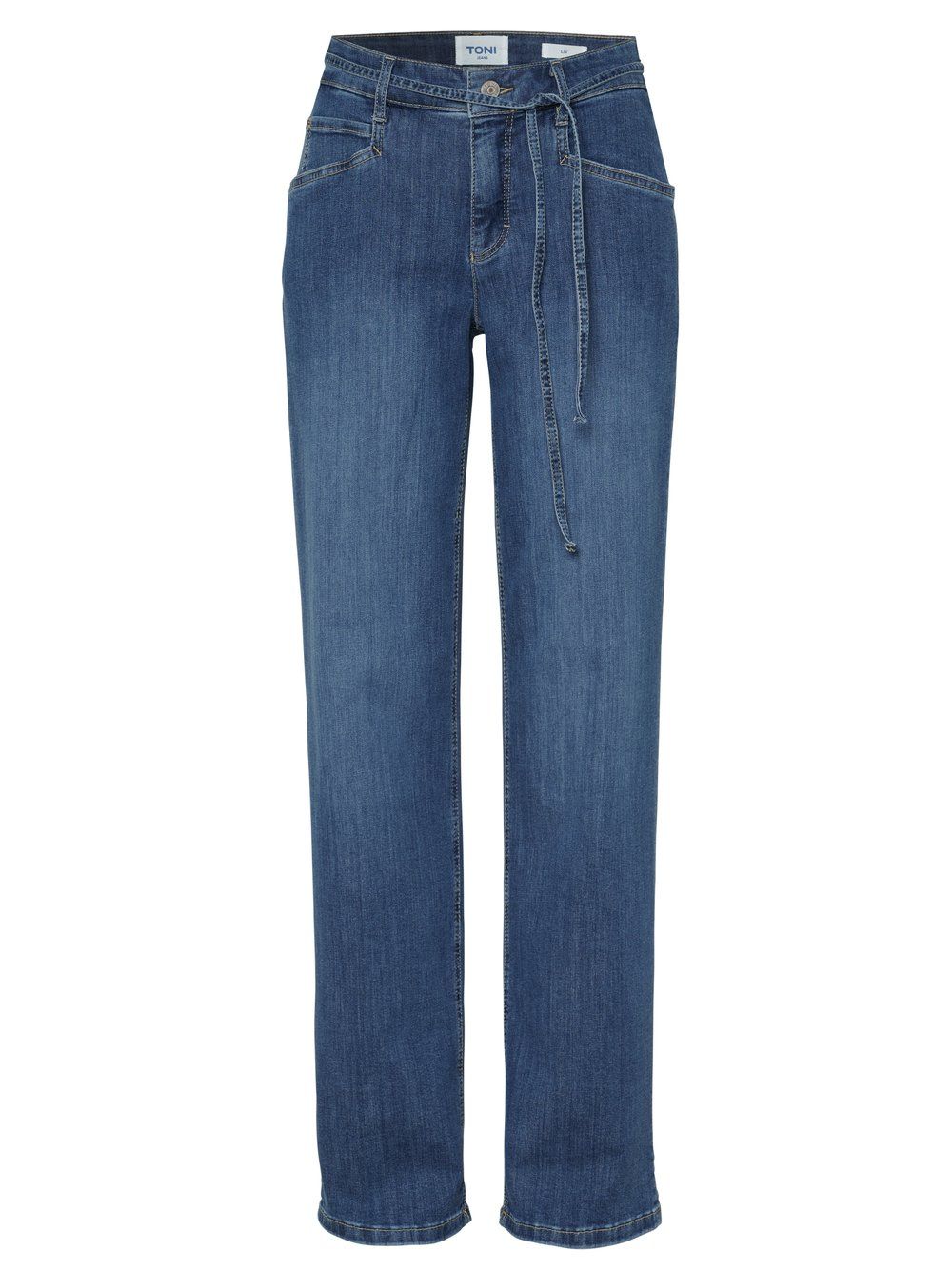 Damen-Jeans "Liv Straight" mit Bindeband