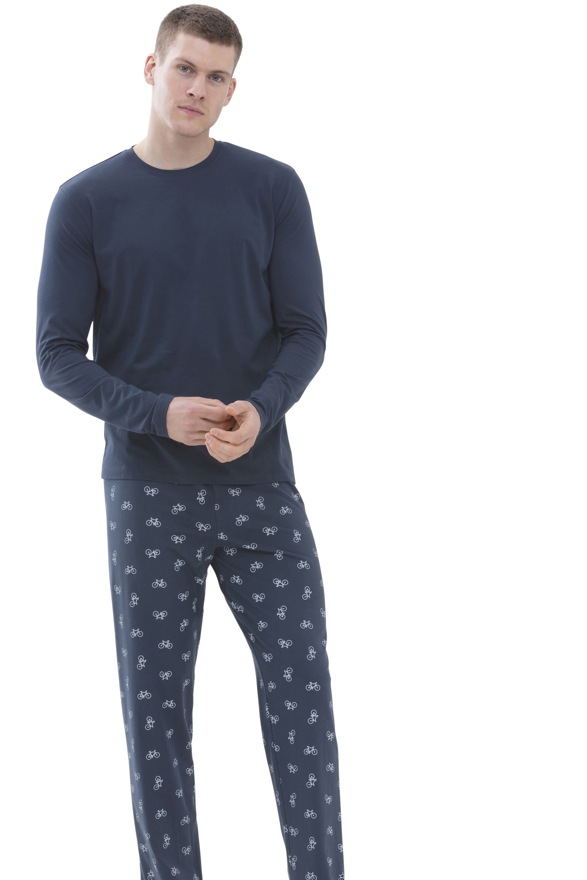 Herren-Night-Shirt aus elastischer Baumwolle