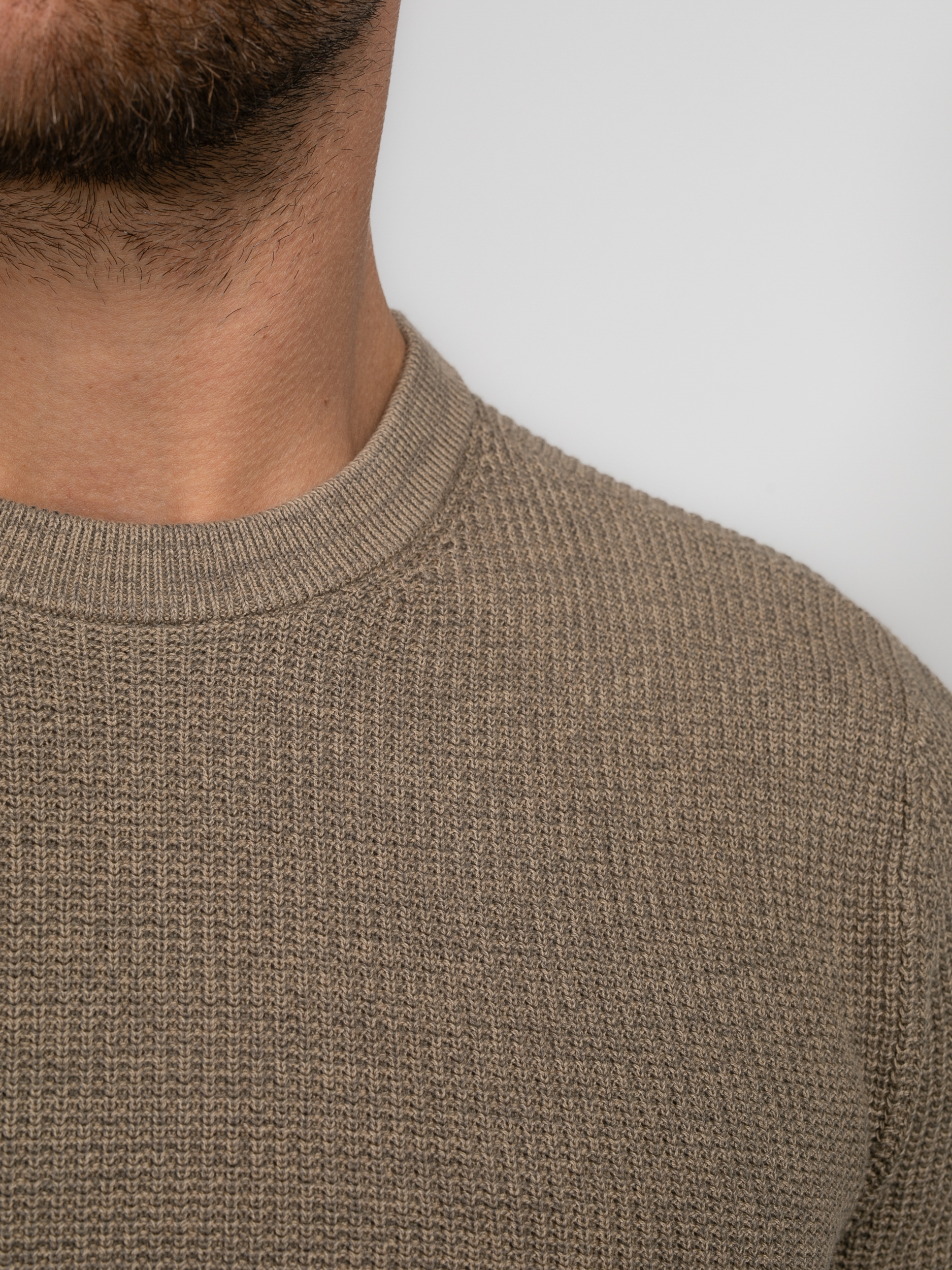 Men Knitwear Round Neck Basic