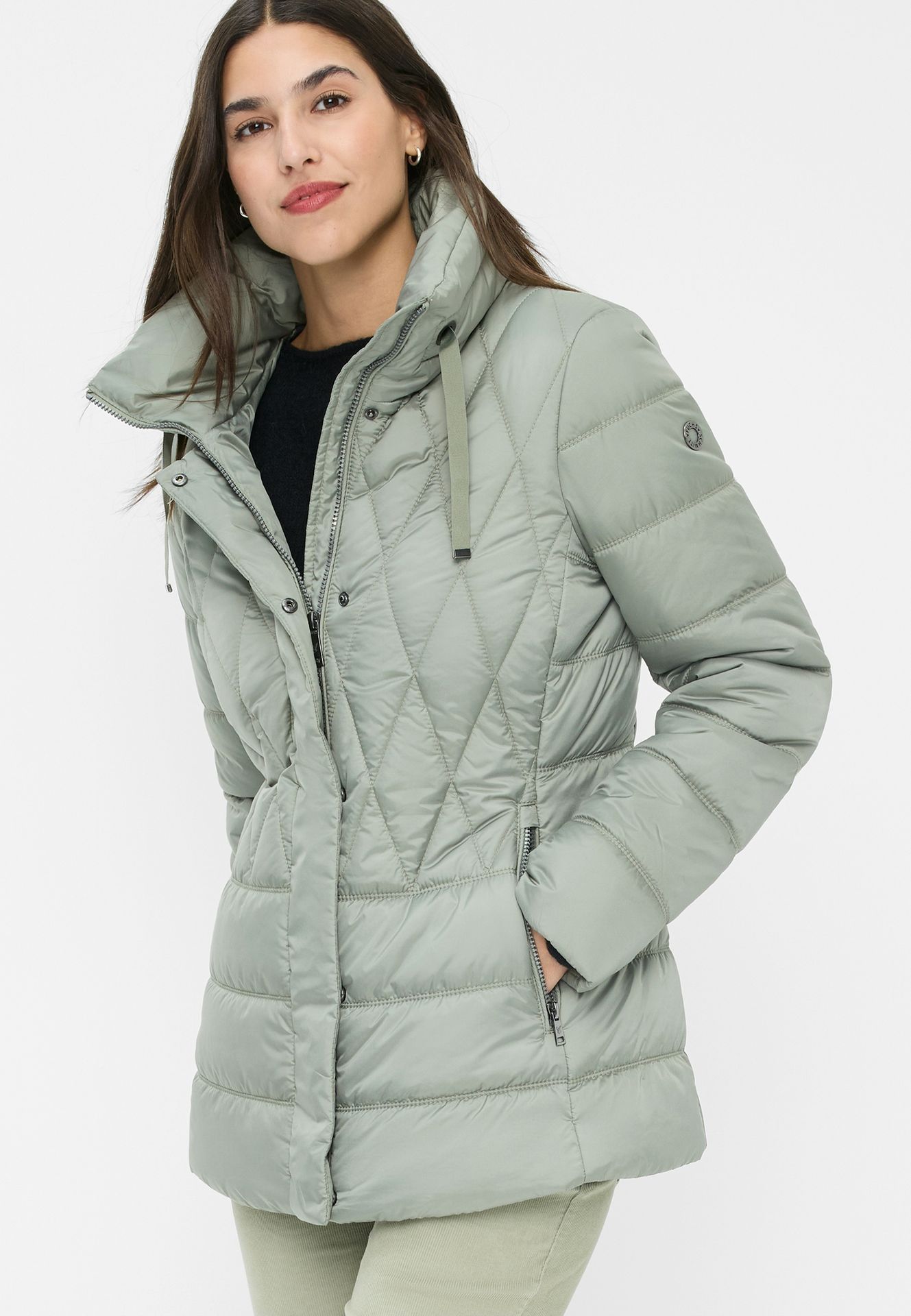 warme Stepp-Jacke mit Thermofleece in zwei Stepparten