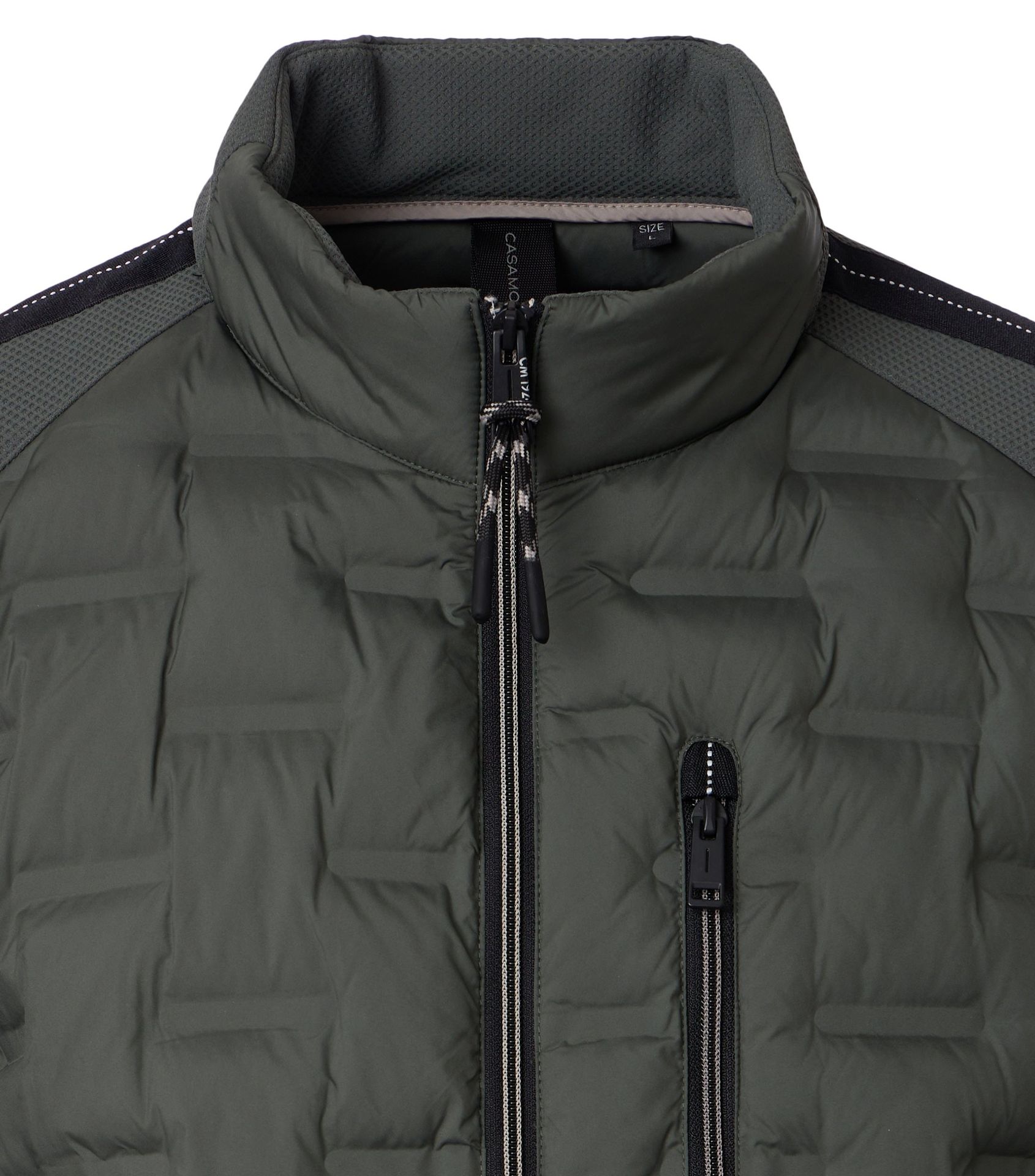 Steppjacke Materialmix