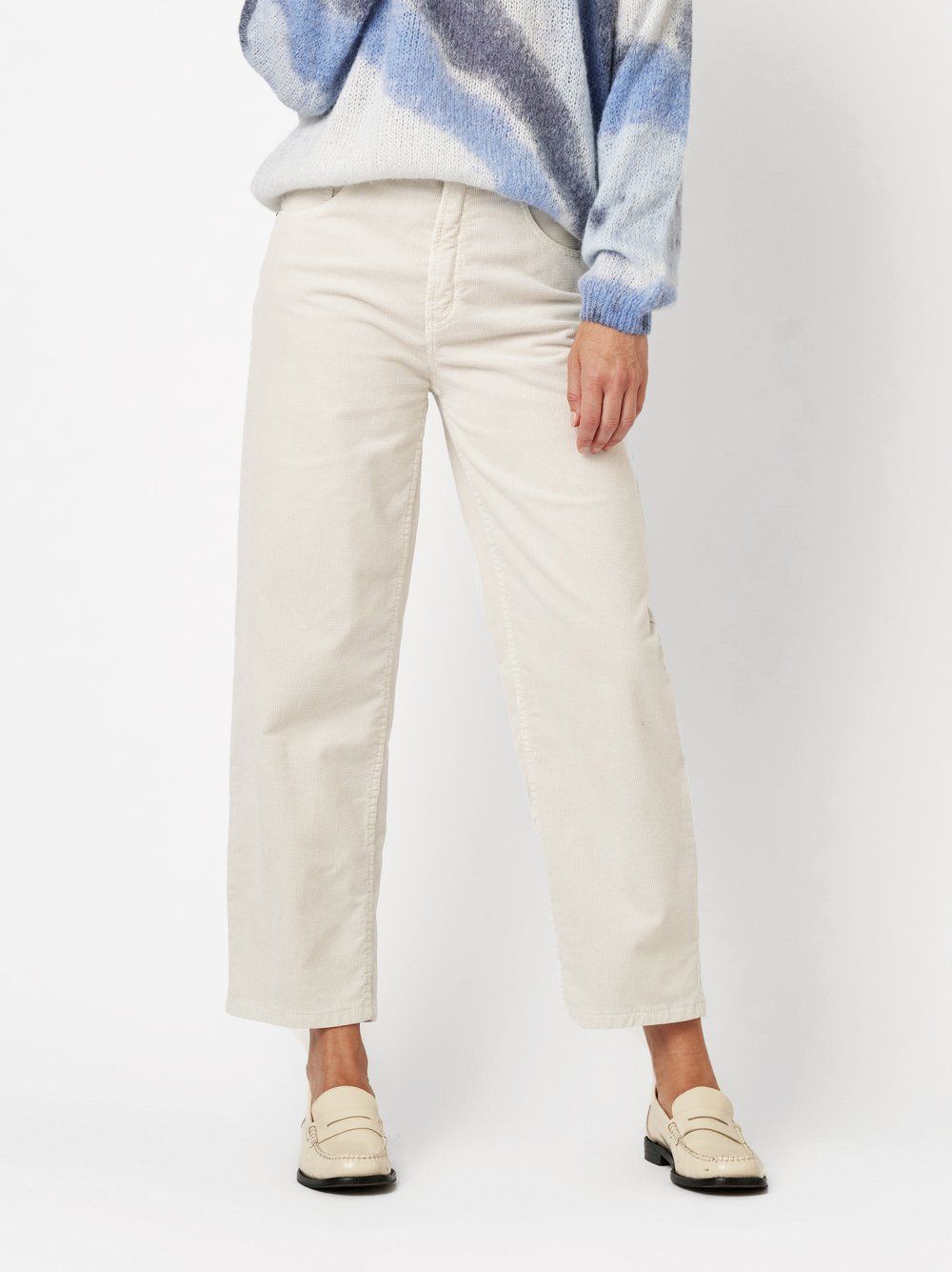 verkürzte Feincord-Hose "Liv Barrel 7/8"