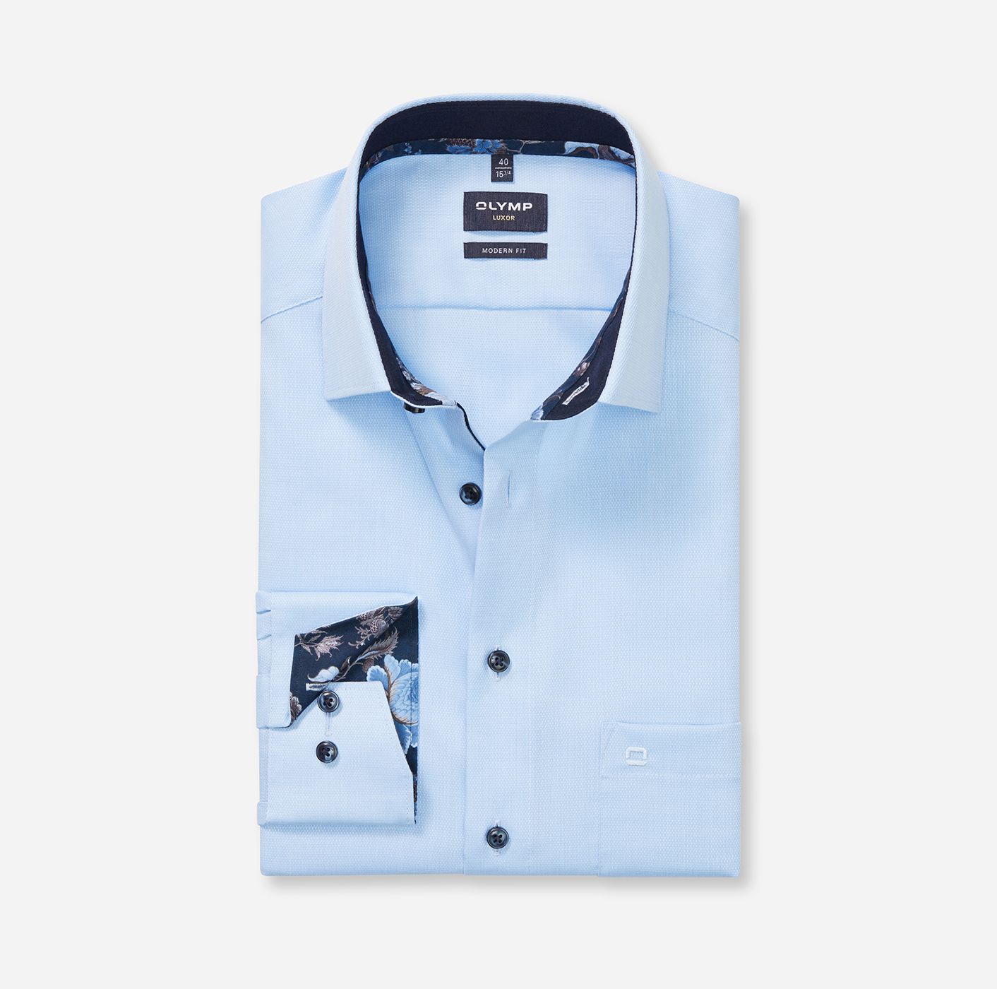 Bügelfreies Hemd modern fit