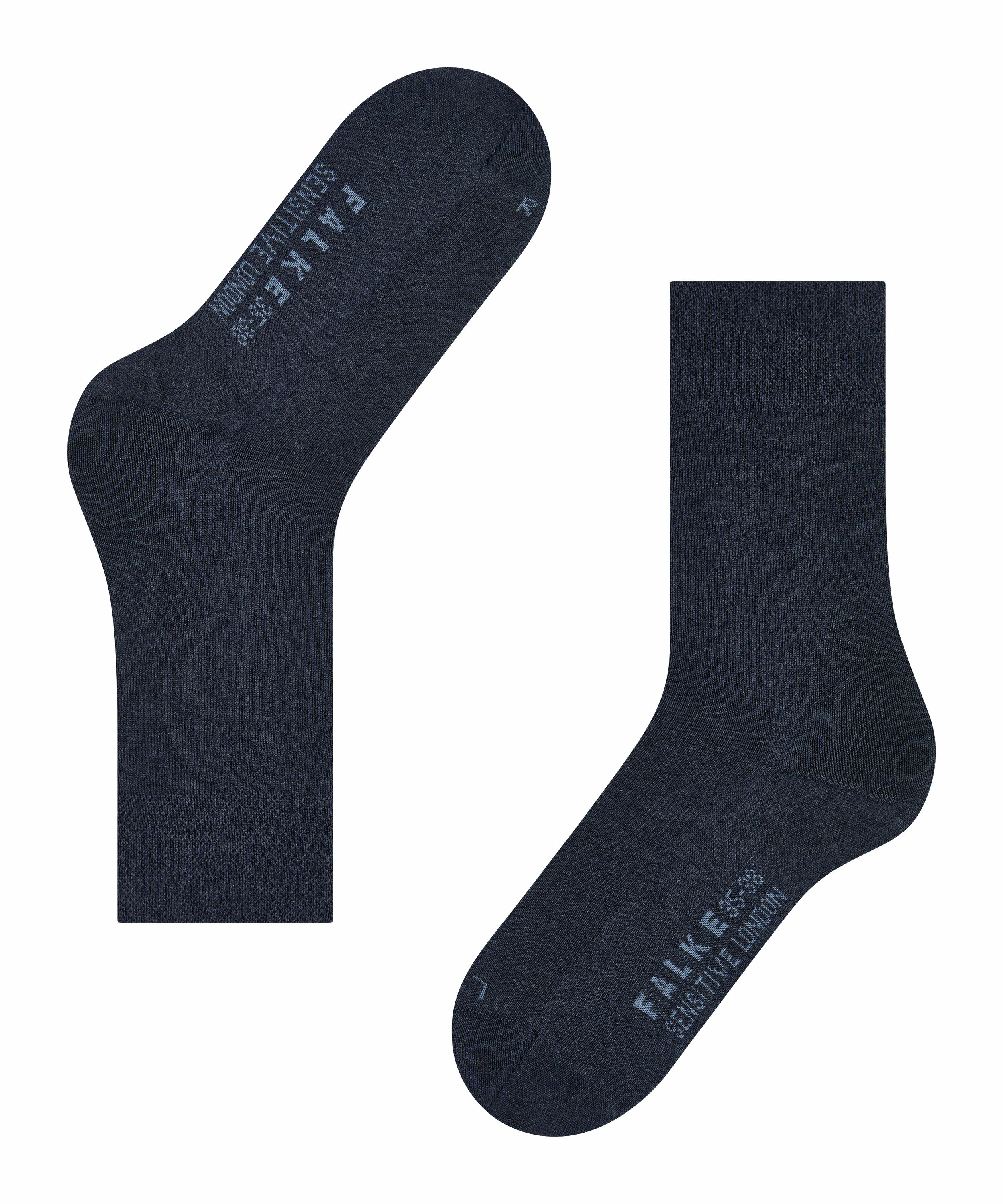 Baumwoll-Socke "Sensitive London" ohne Gummi-Druck