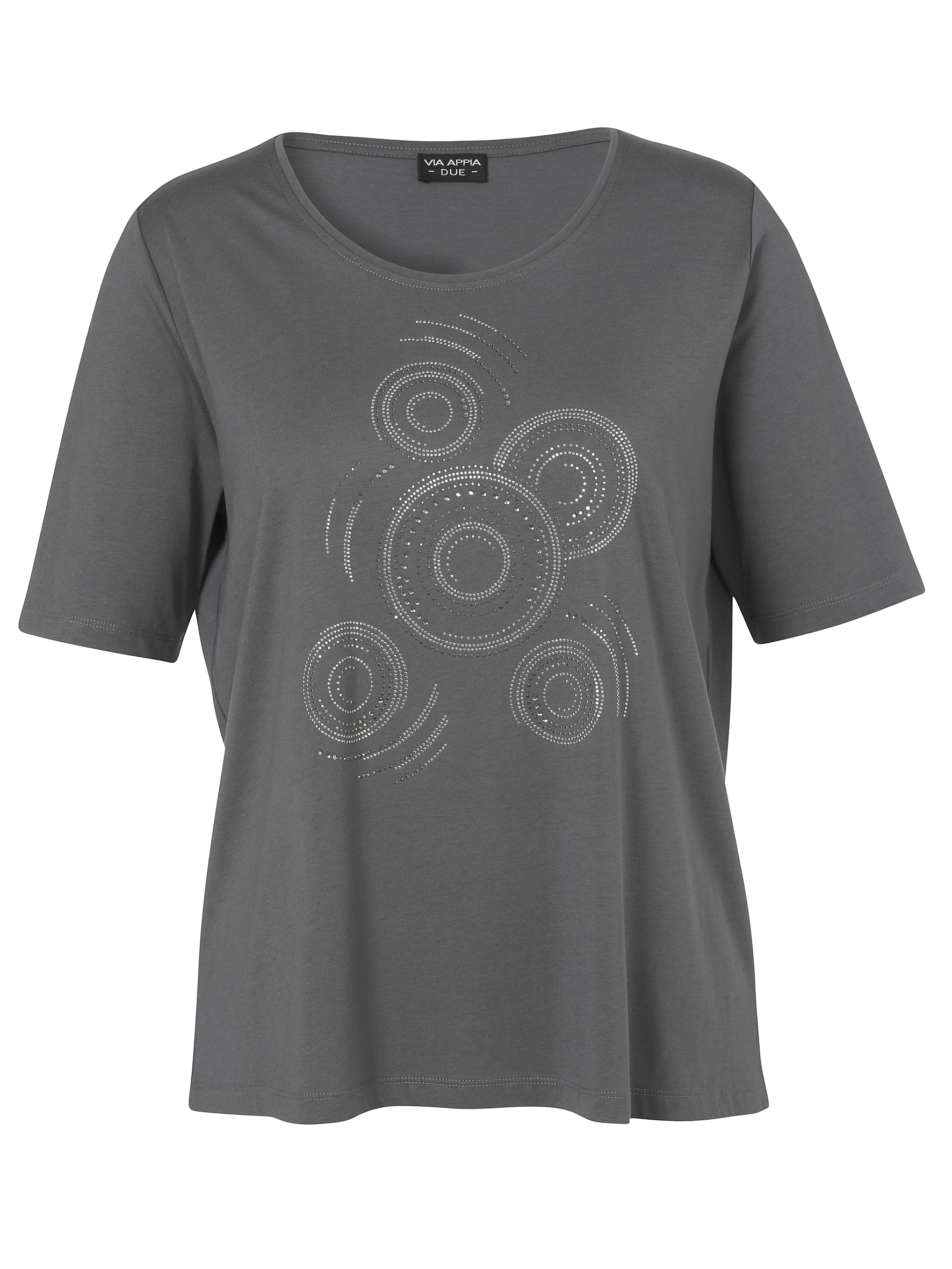 Damen-T-Shirt mit Strass-Motiv