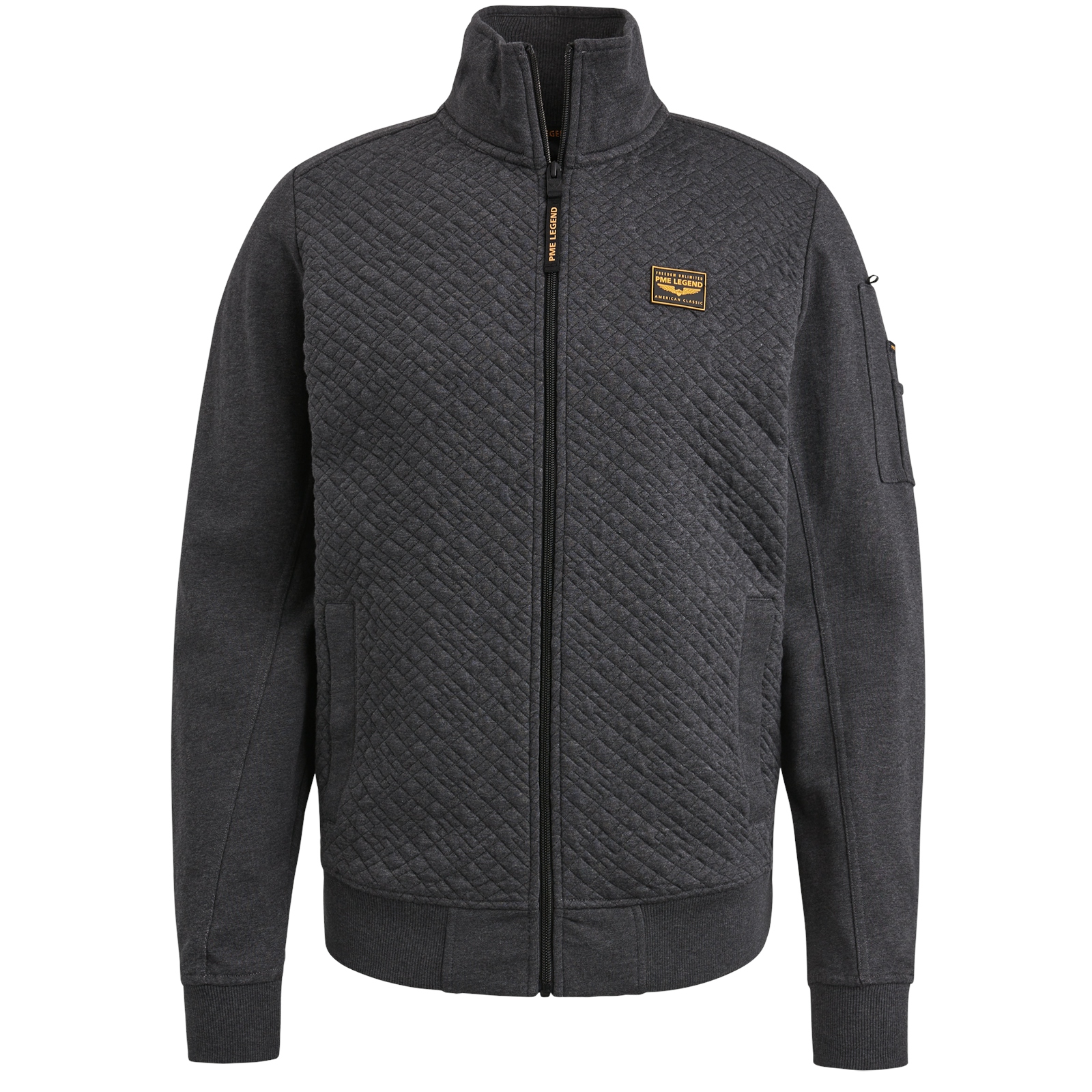 Zip jacket jacquard interlock sweat
