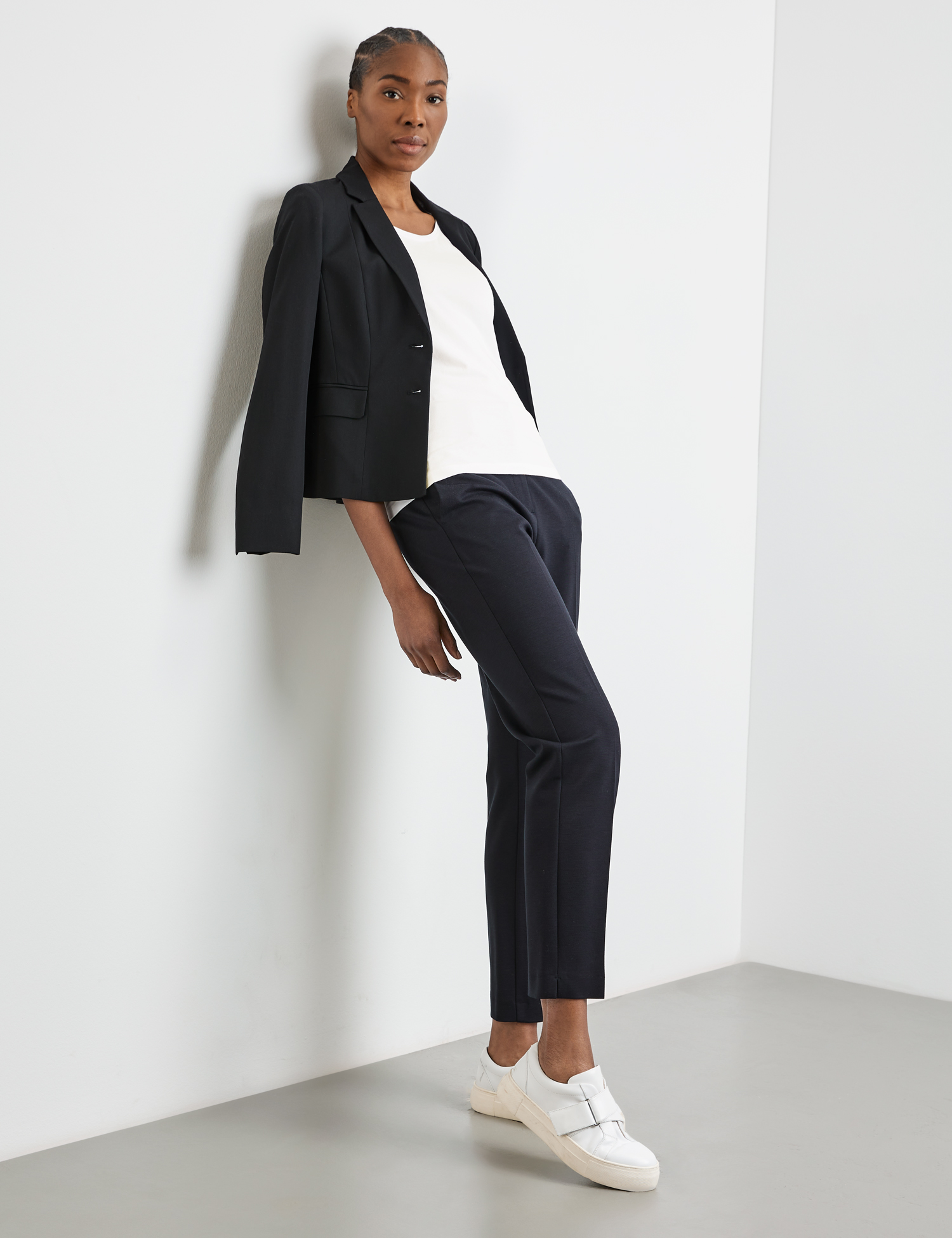 Basic Top aus nachhaltigem Baumwoll-Elasthan