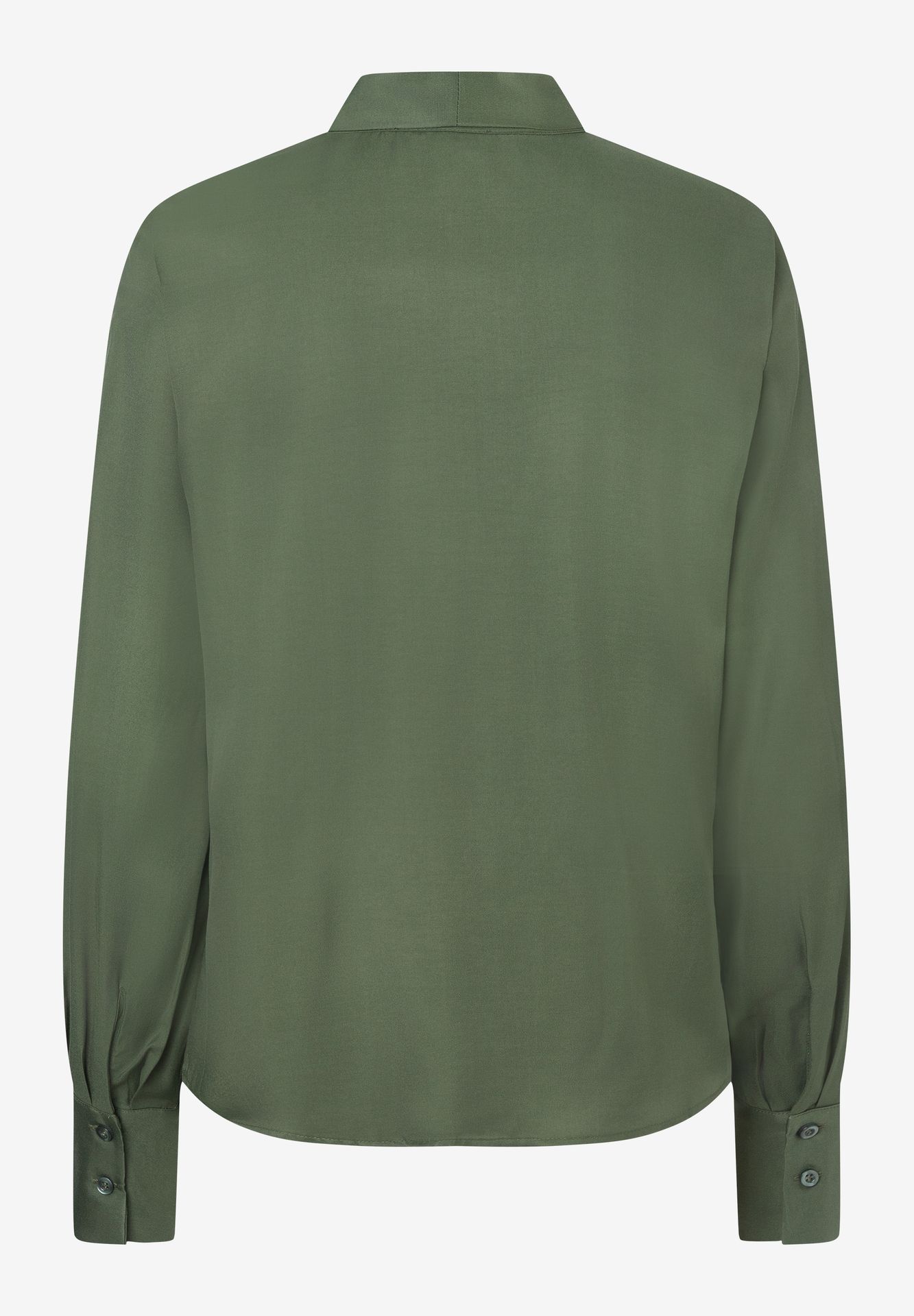 elegante uni Schluppen-Bluse aus reiner Viskose