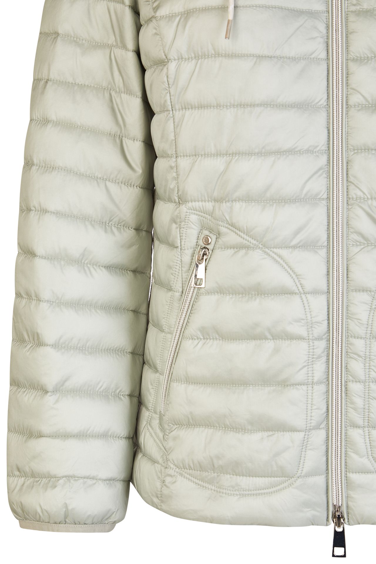 modische Stepp-Jacke mit Kapuze