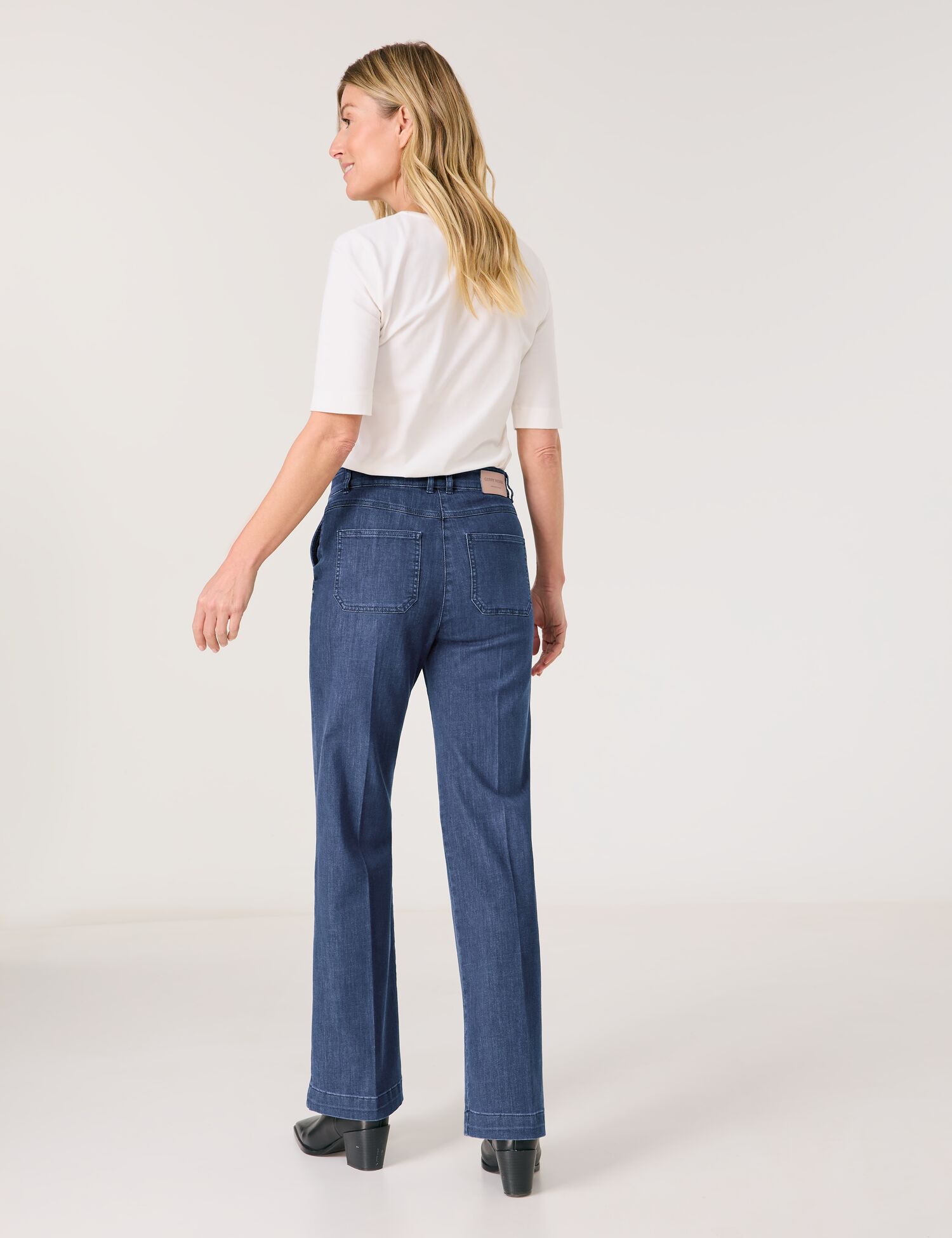 Jeans Wide Leg mit Stretchkomfort