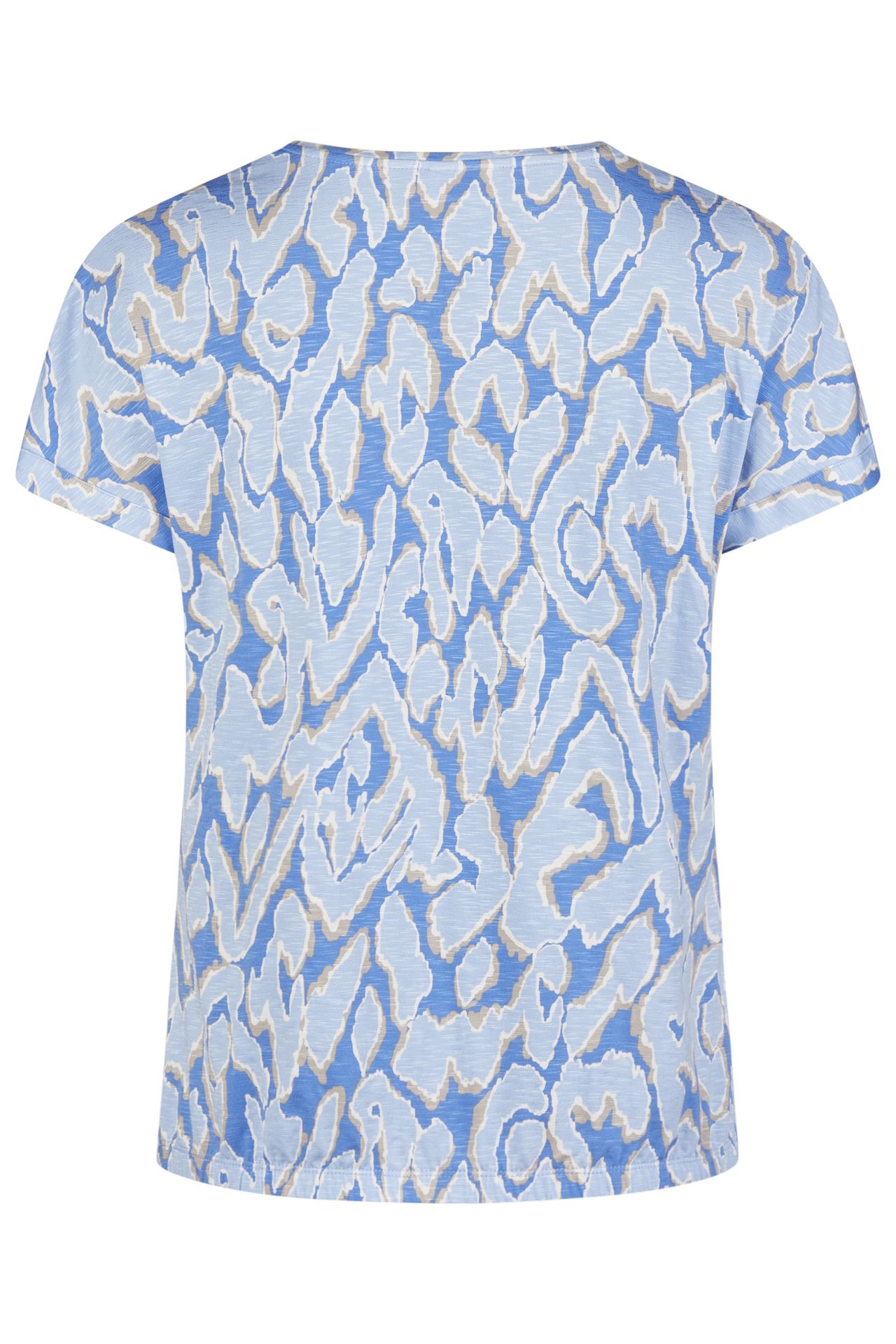 Allover-Print-Shirt aus Viskose