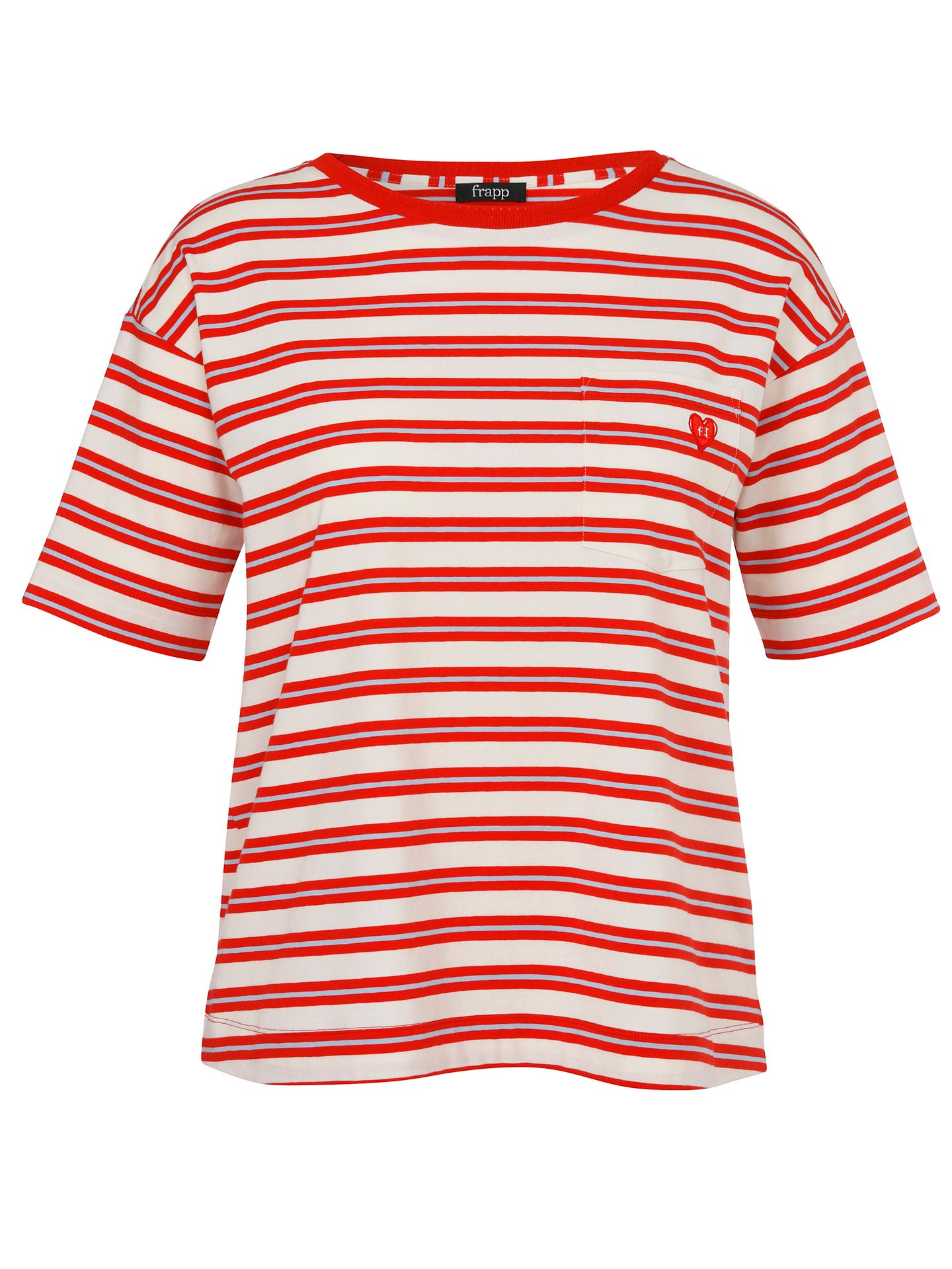 junges Ringel-T-Shirt aus Baumwoll-Jersey