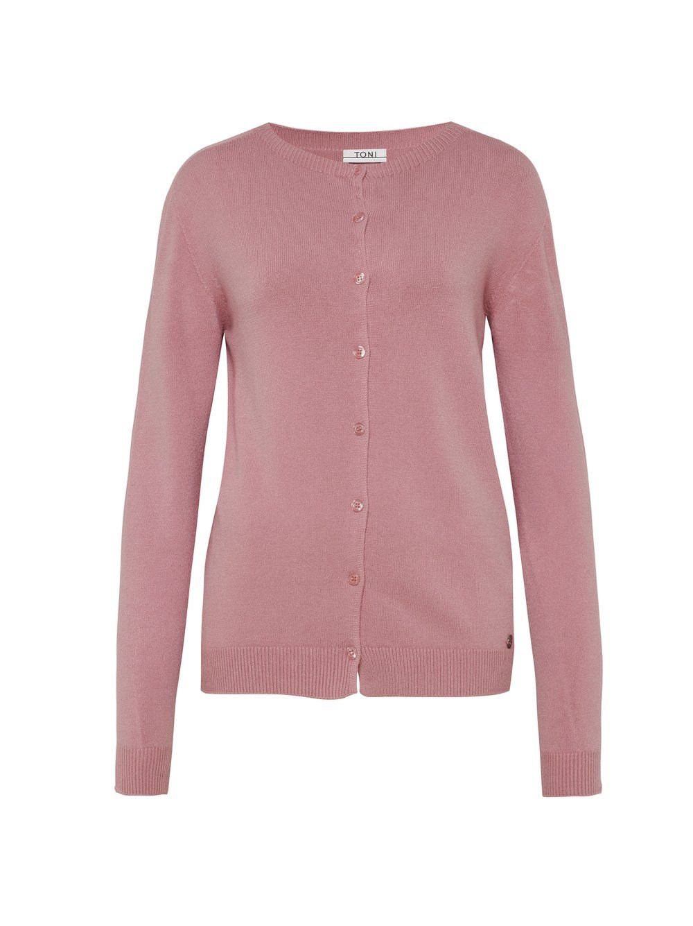 hochgeschlossene feine Strickjacke "Holy LA" aus Viskose-Mix