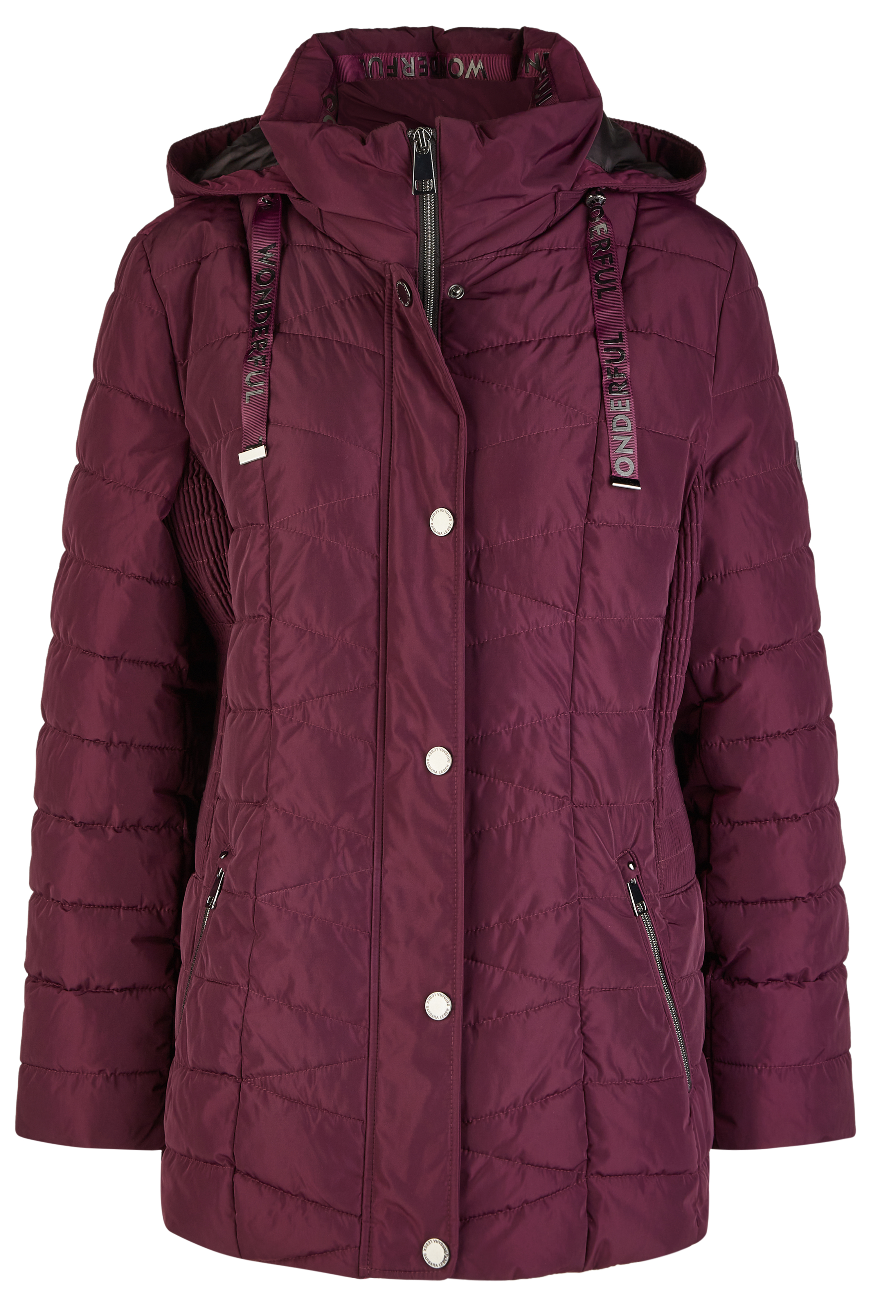 warme Stepp-Jacke mit Kapuze