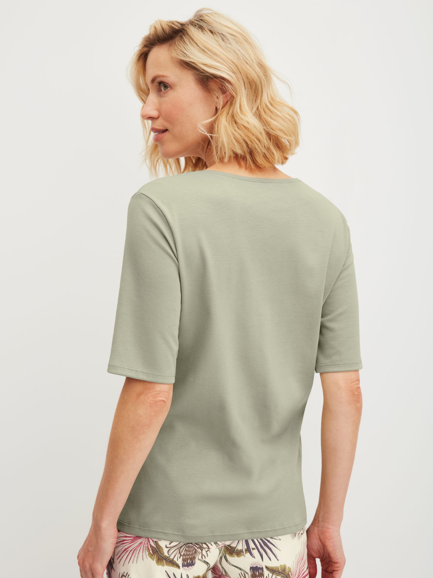 uni Damen Sleepwear-T-Shirt aus reinem Baumwoll-Jersey