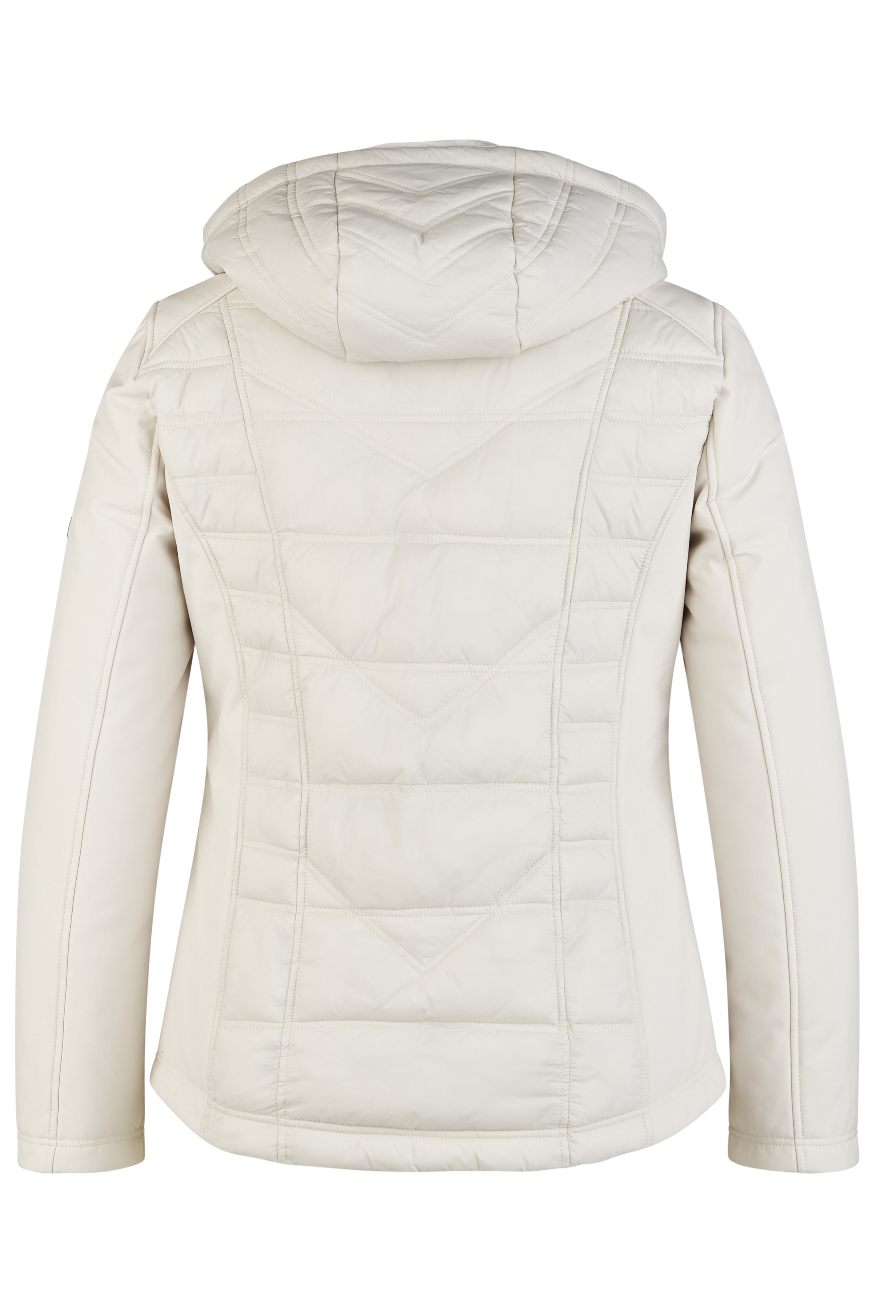 kurze Stepp-Jacke mit Kapuze
