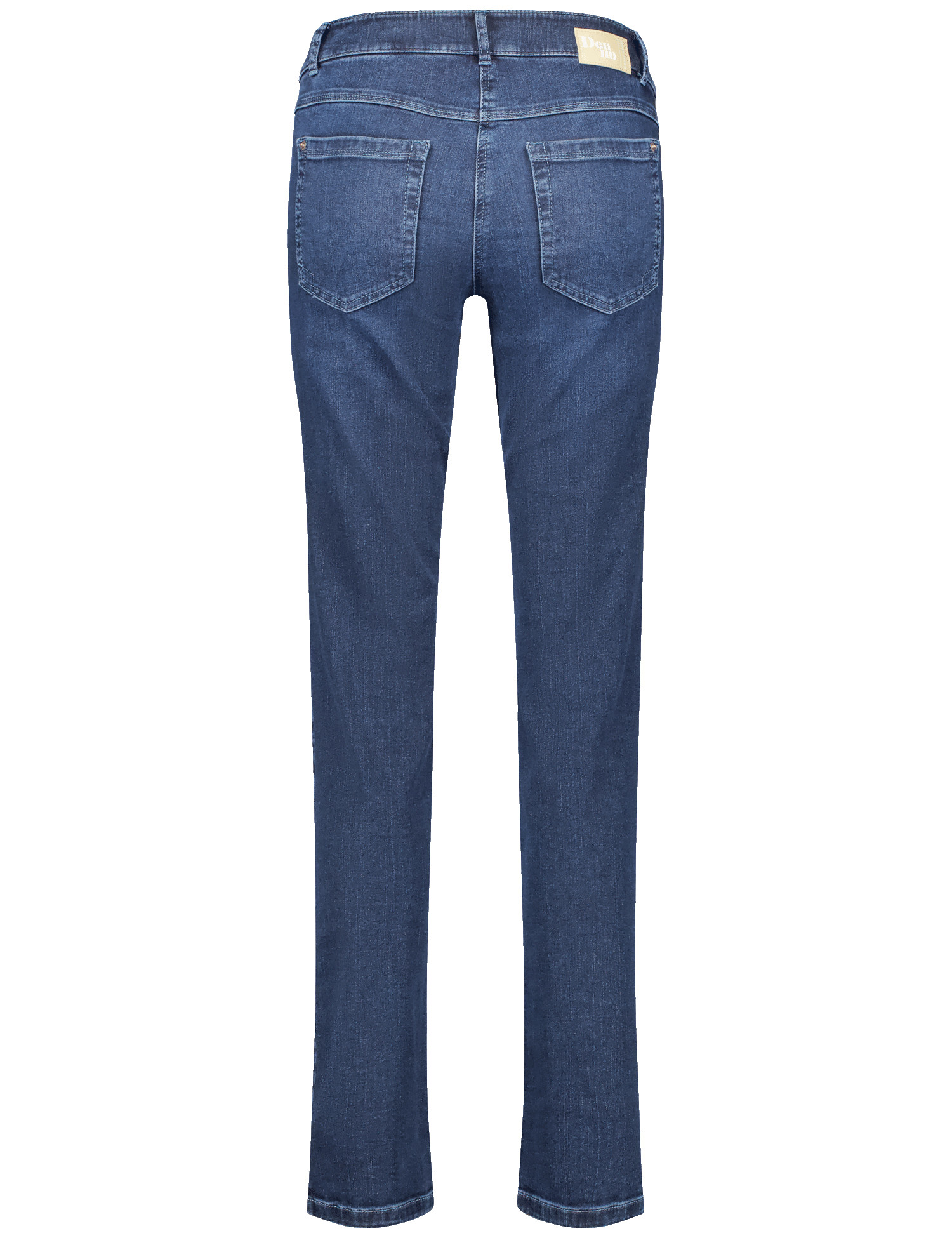 Damen-Jeans mit leicht ausgestelltem Bein aus Baumwoll-Mix