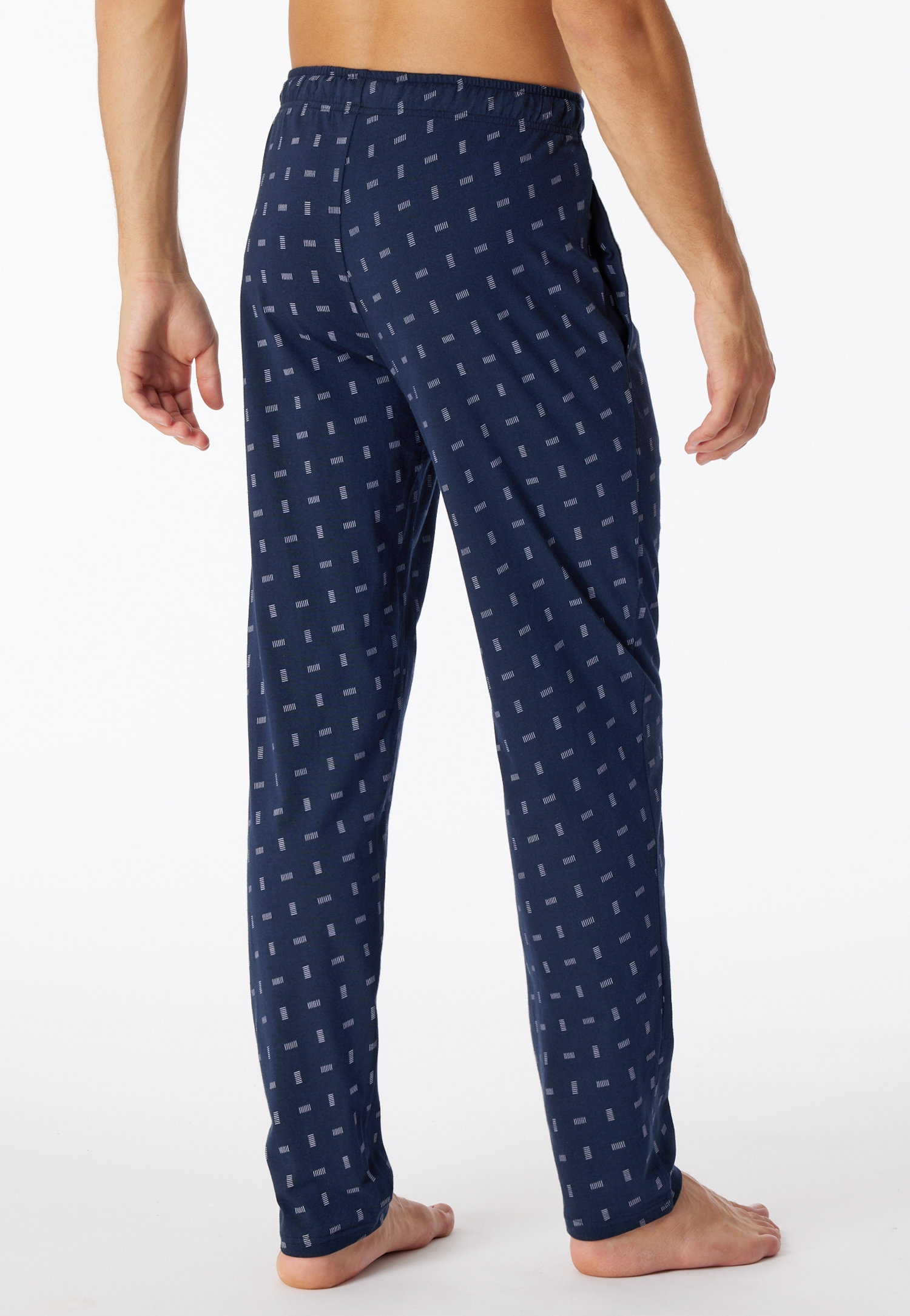 Herren-Night-Pants mit Minimal-Print aus Organic Cotton