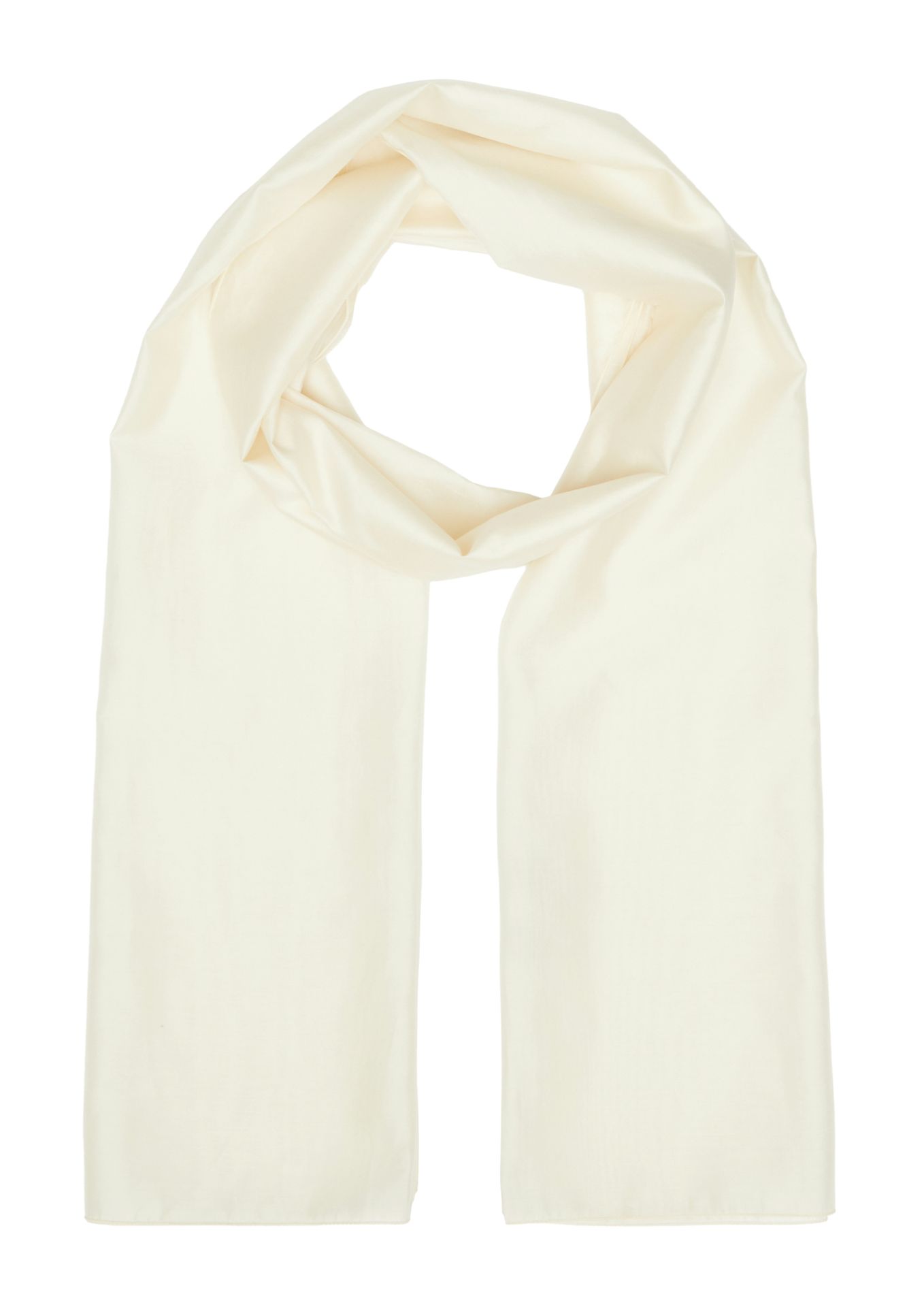 uni semi-transparenter Schal aus Lyocell-Mix