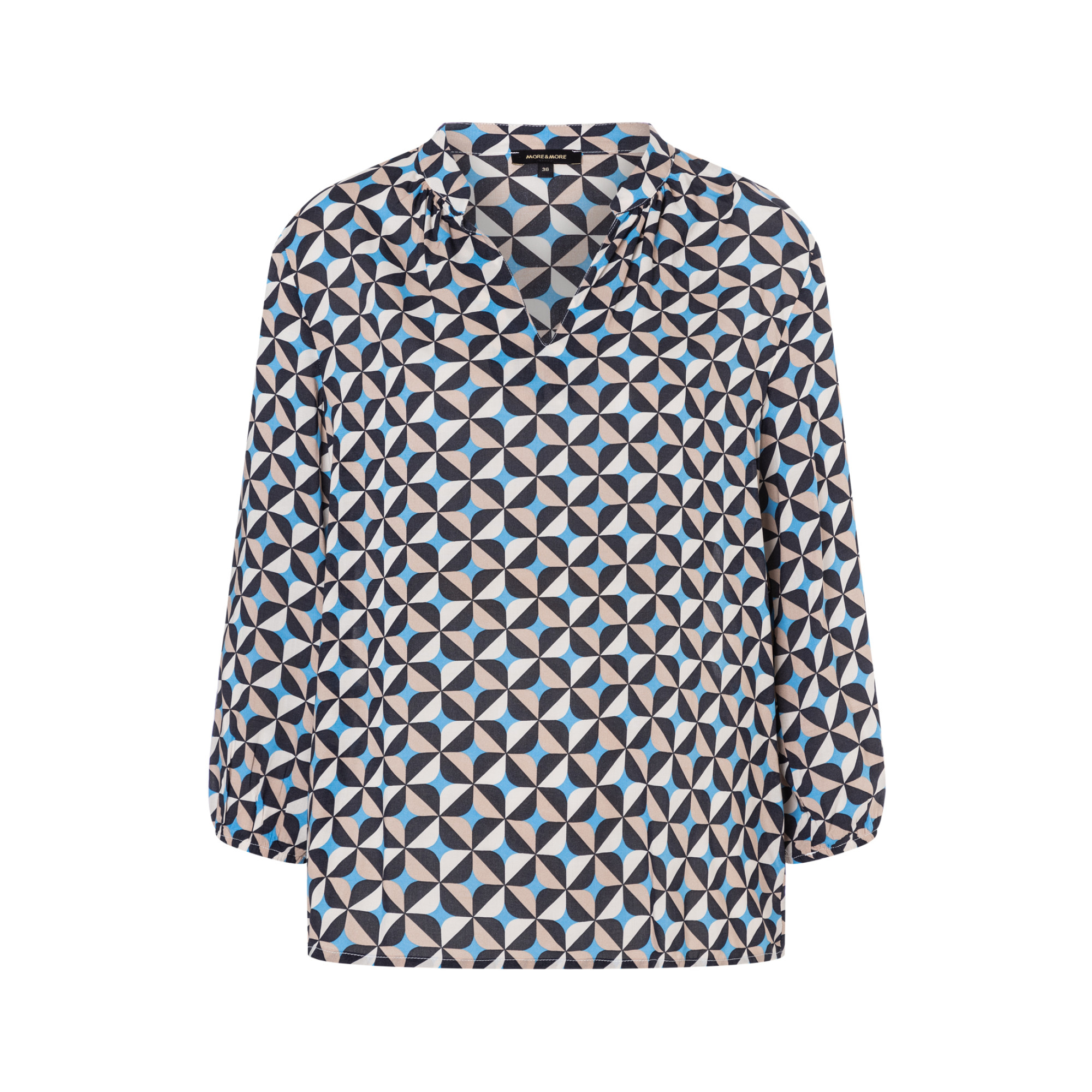 attraktive Viskose-Bluse aus Viscose mit  graphischem Print