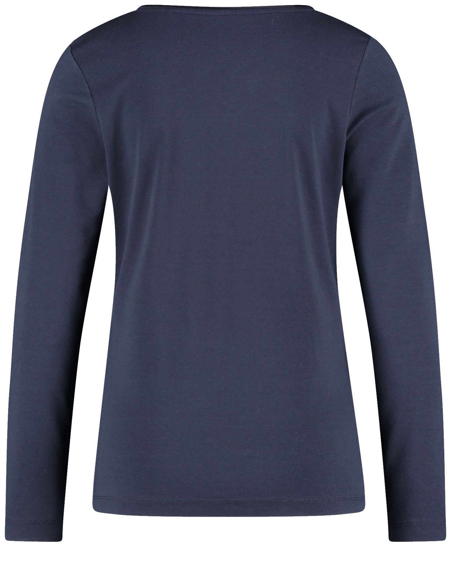 uni Basic-Langarm-Shirt aus Baumwoll-Modal