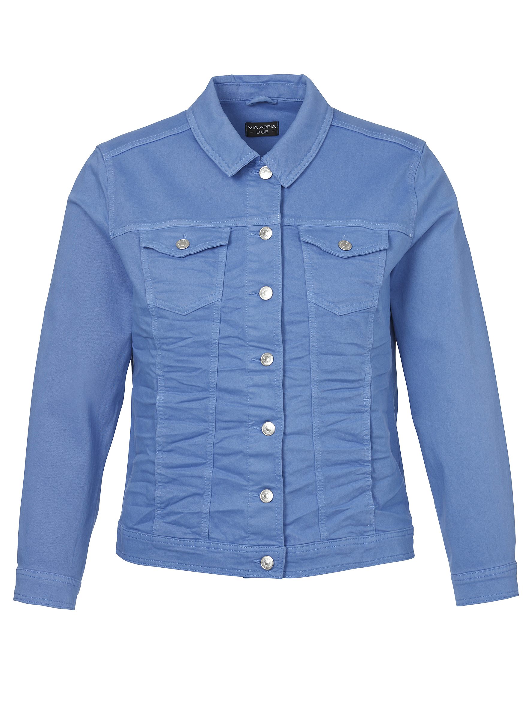 Jeans-Jacke aus dünnem Baumwoll-Stoff