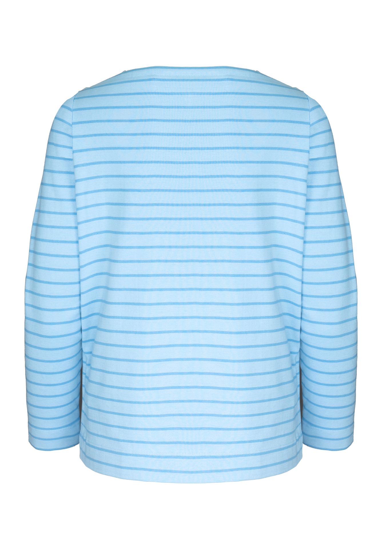 Langarm-Shirt "LOTTA" im tonigen Ringelmuster aus reiner Baumwolle