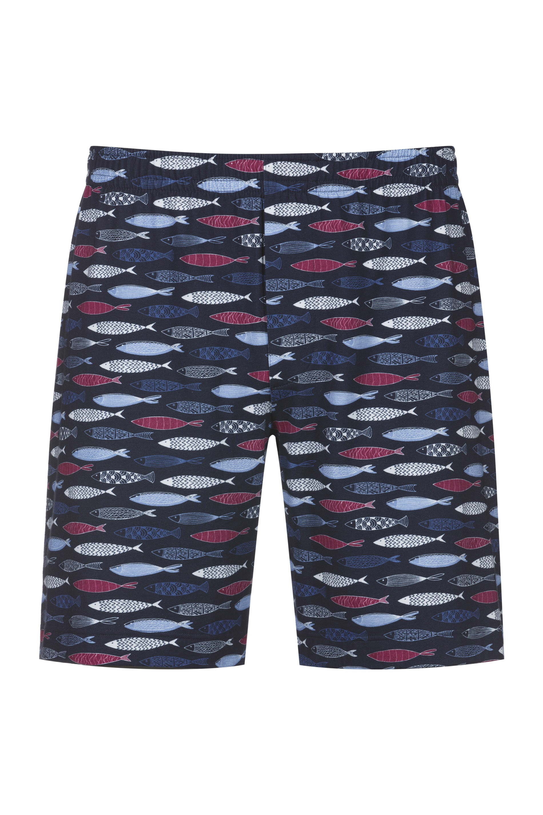 Sleepwear-Hose aus Baumwoll-Jersey mit Fische-Print