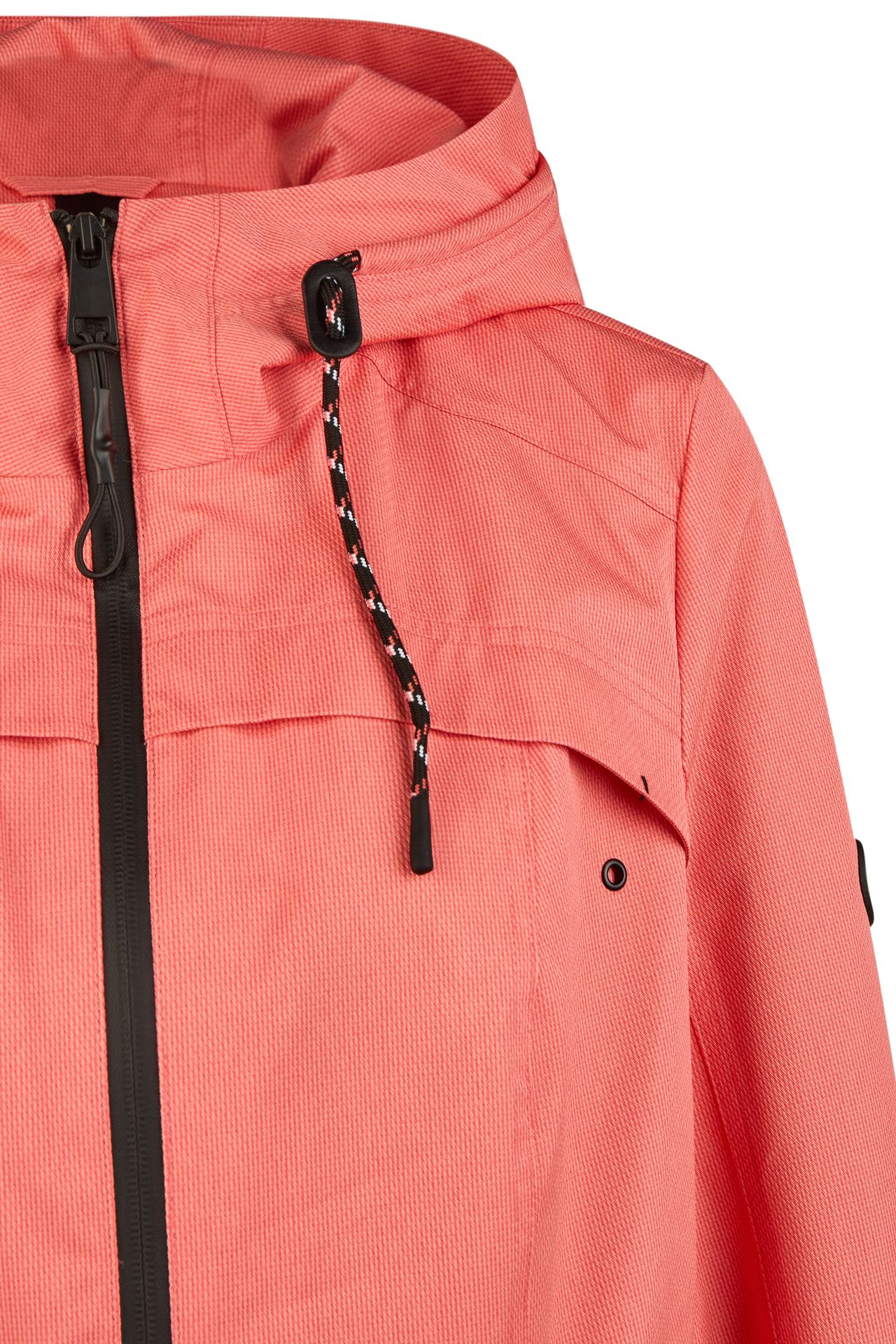 sportliche Funktionsjacke mit Kapuze
