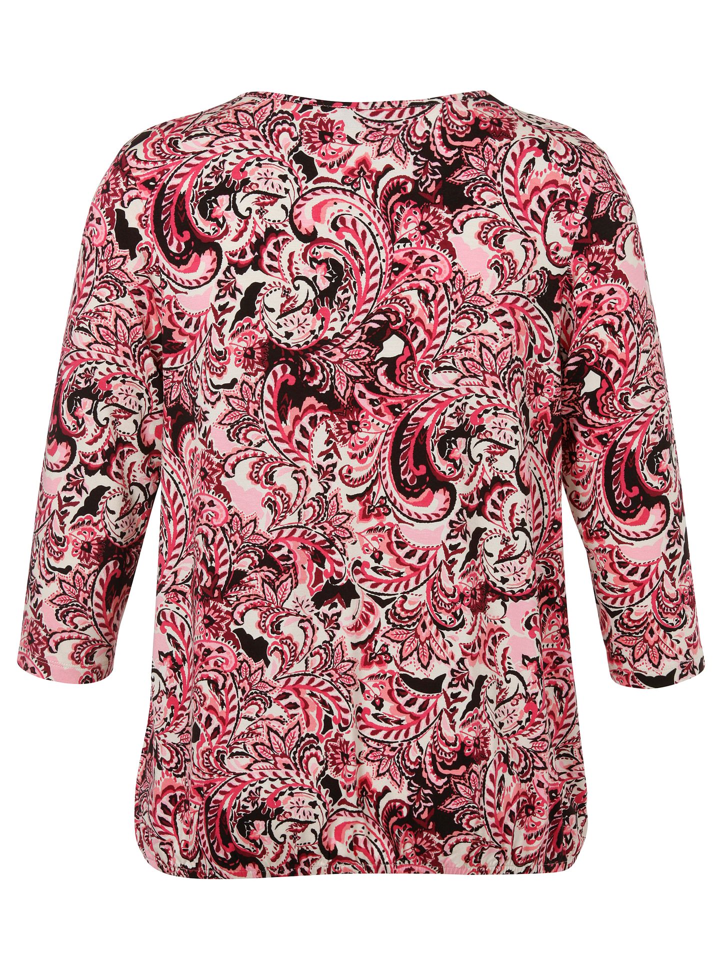 3-4 Arm-Shirt mit Allover-Druck aus Viskose
