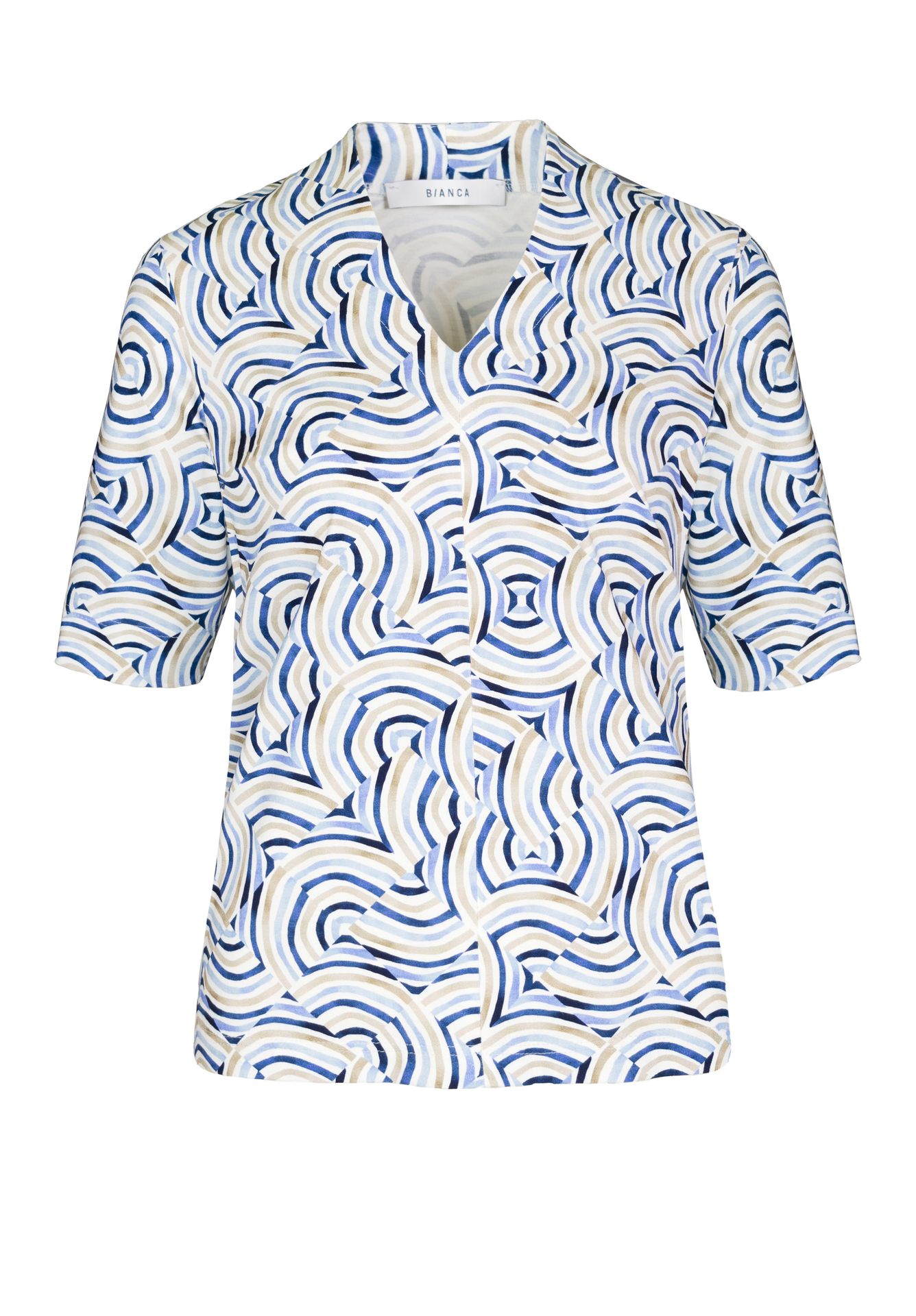 feminines Print-T-Shirt "KAYLA" aus Viskose-Jersey